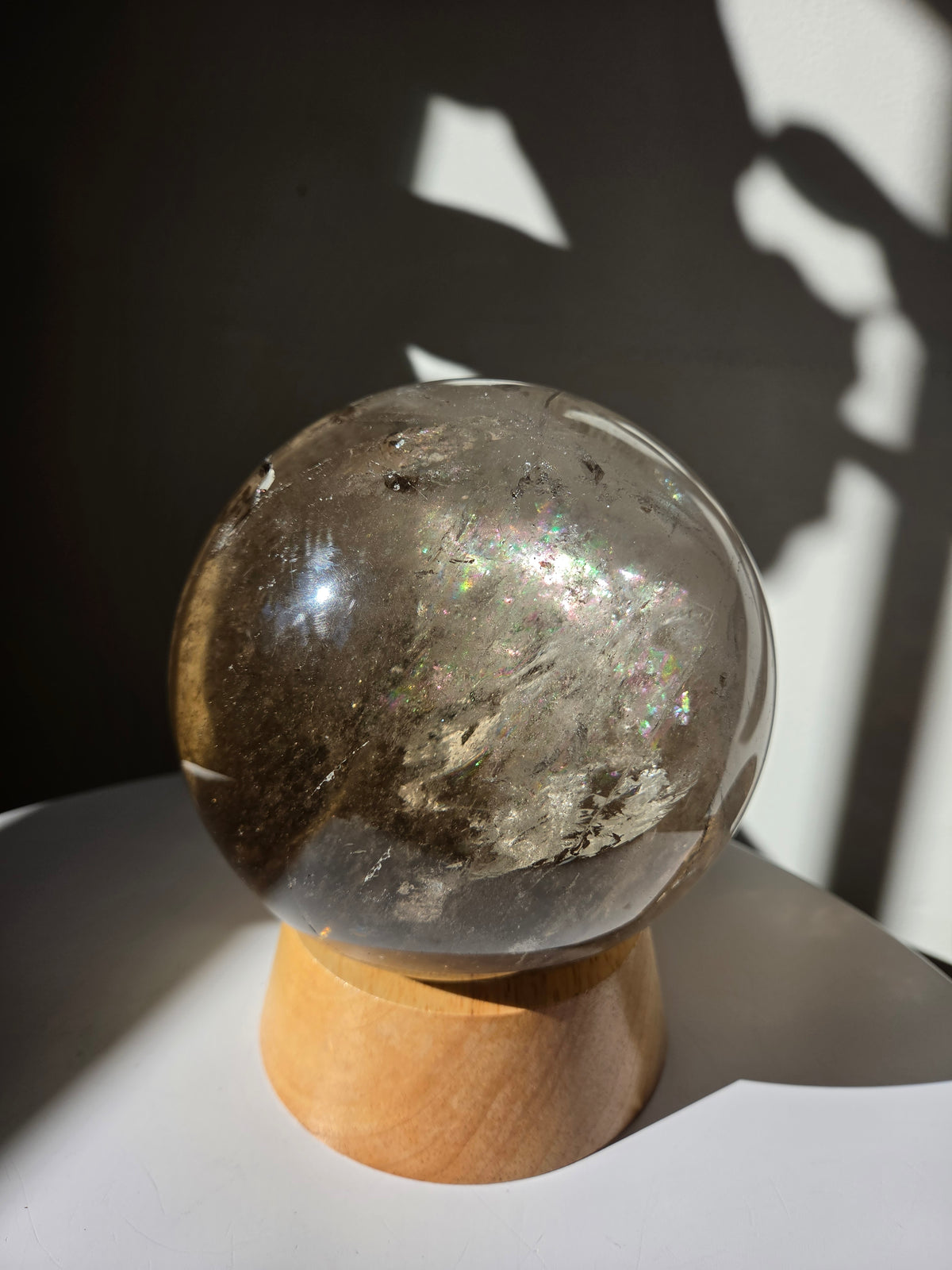 Smoky Quartz statement Sphere