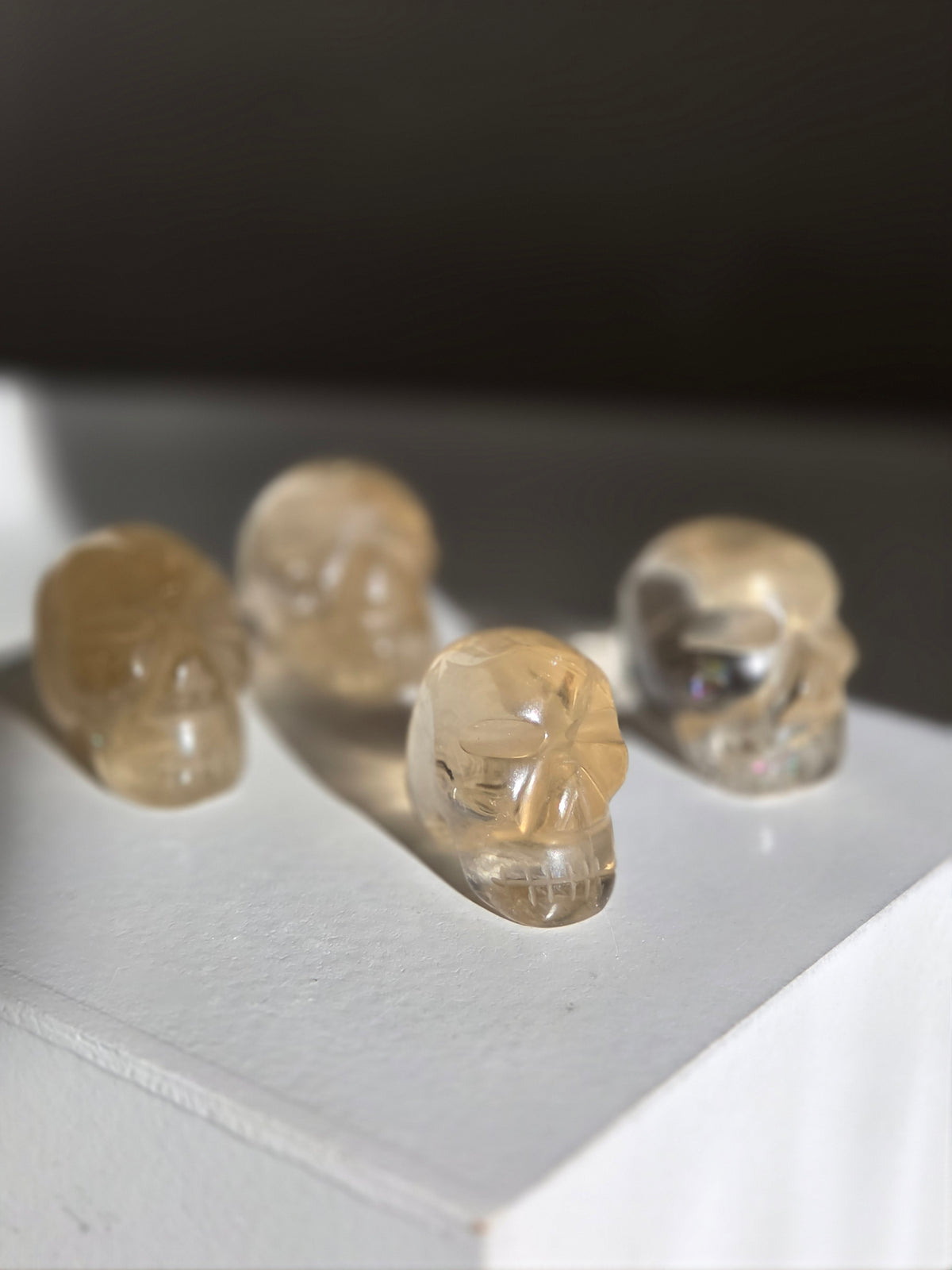 Citrine Mini skull | intuitively selected