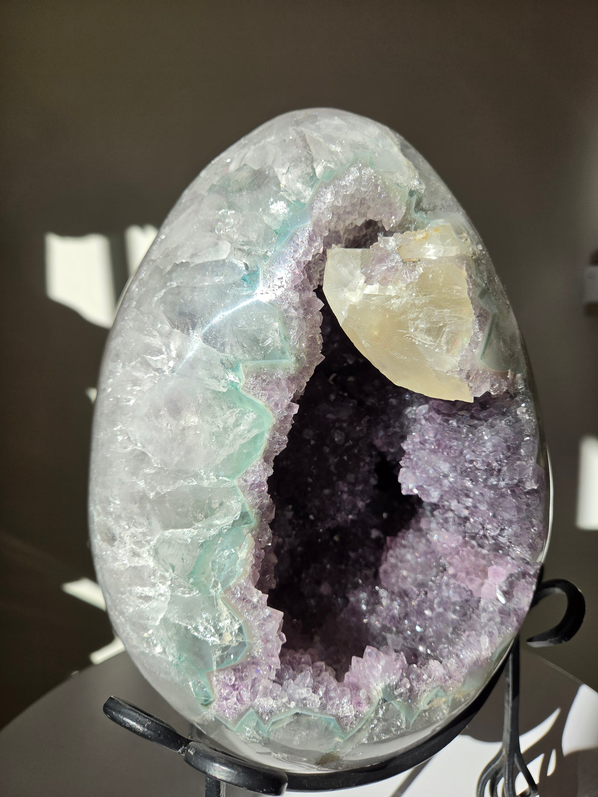 Agate x Amethyst Statement Egg