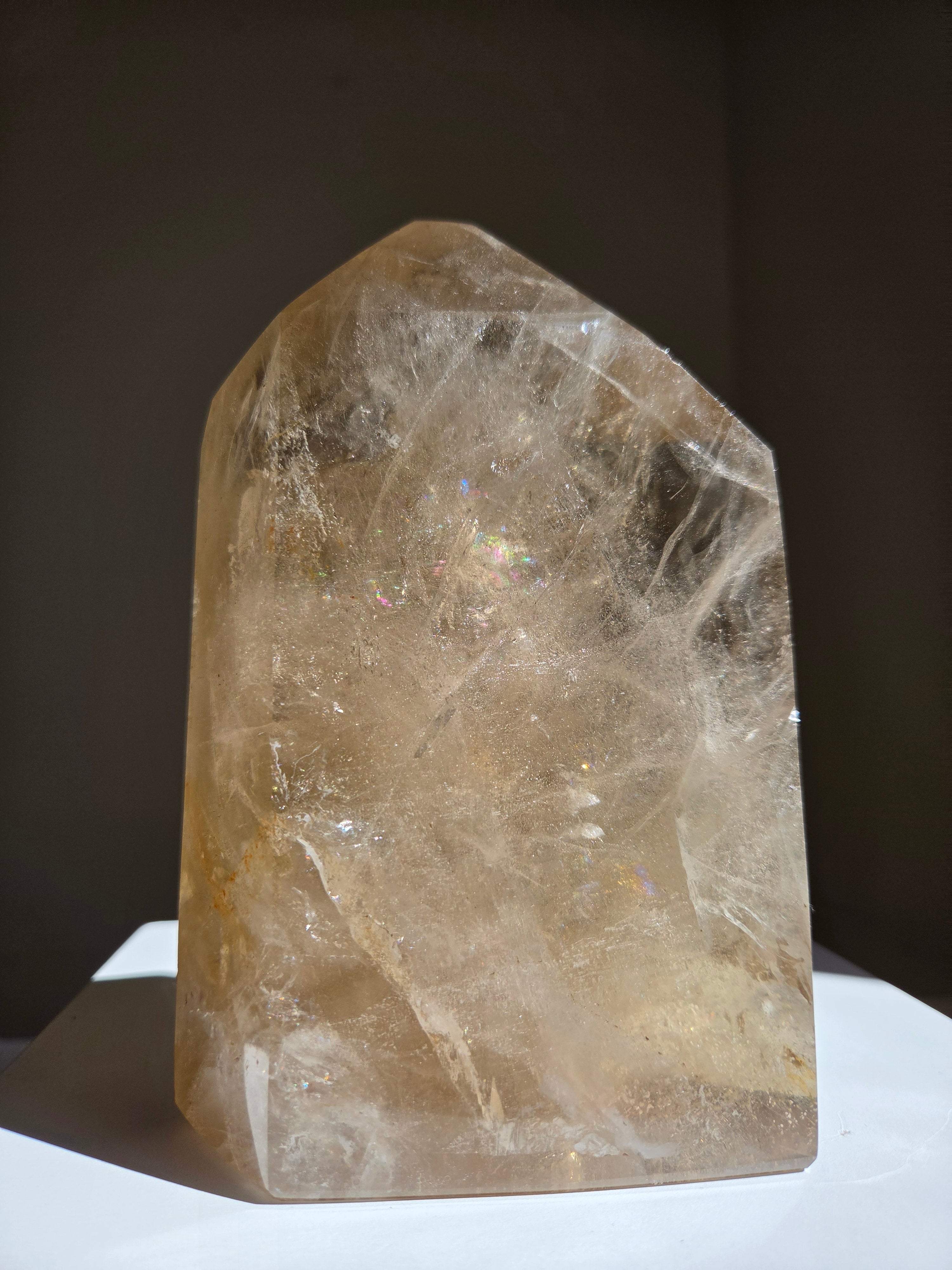 Chisel Tip Smoky Quartz Tower