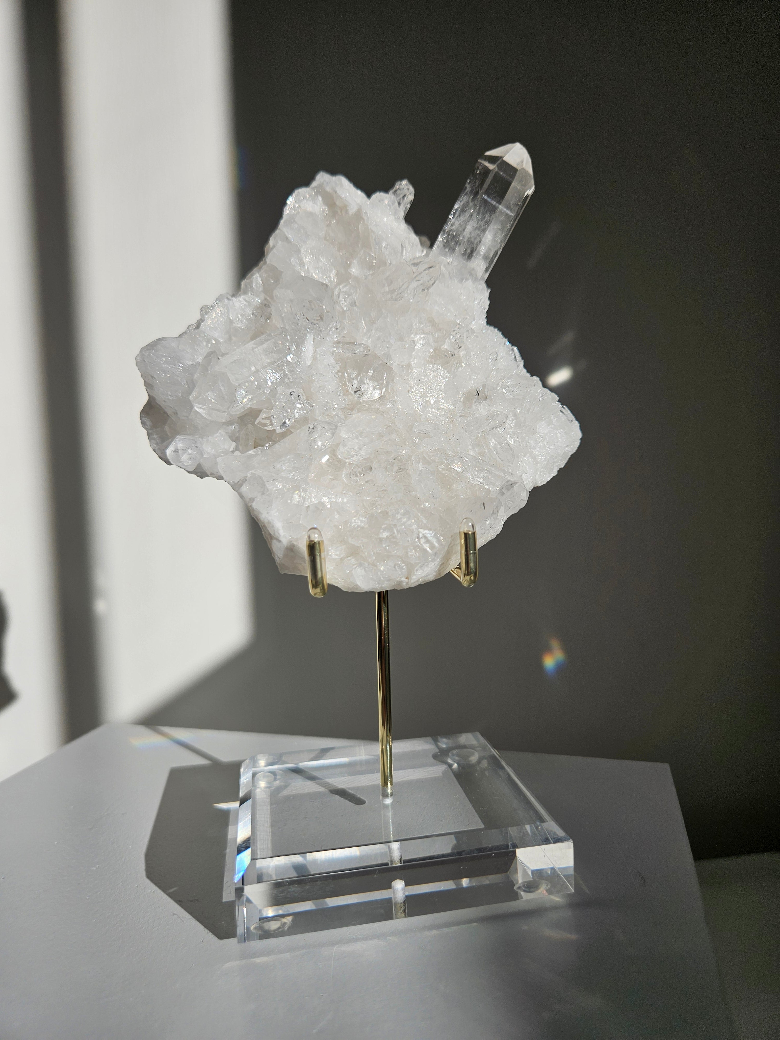 Sparkly Quartz Cluster 011