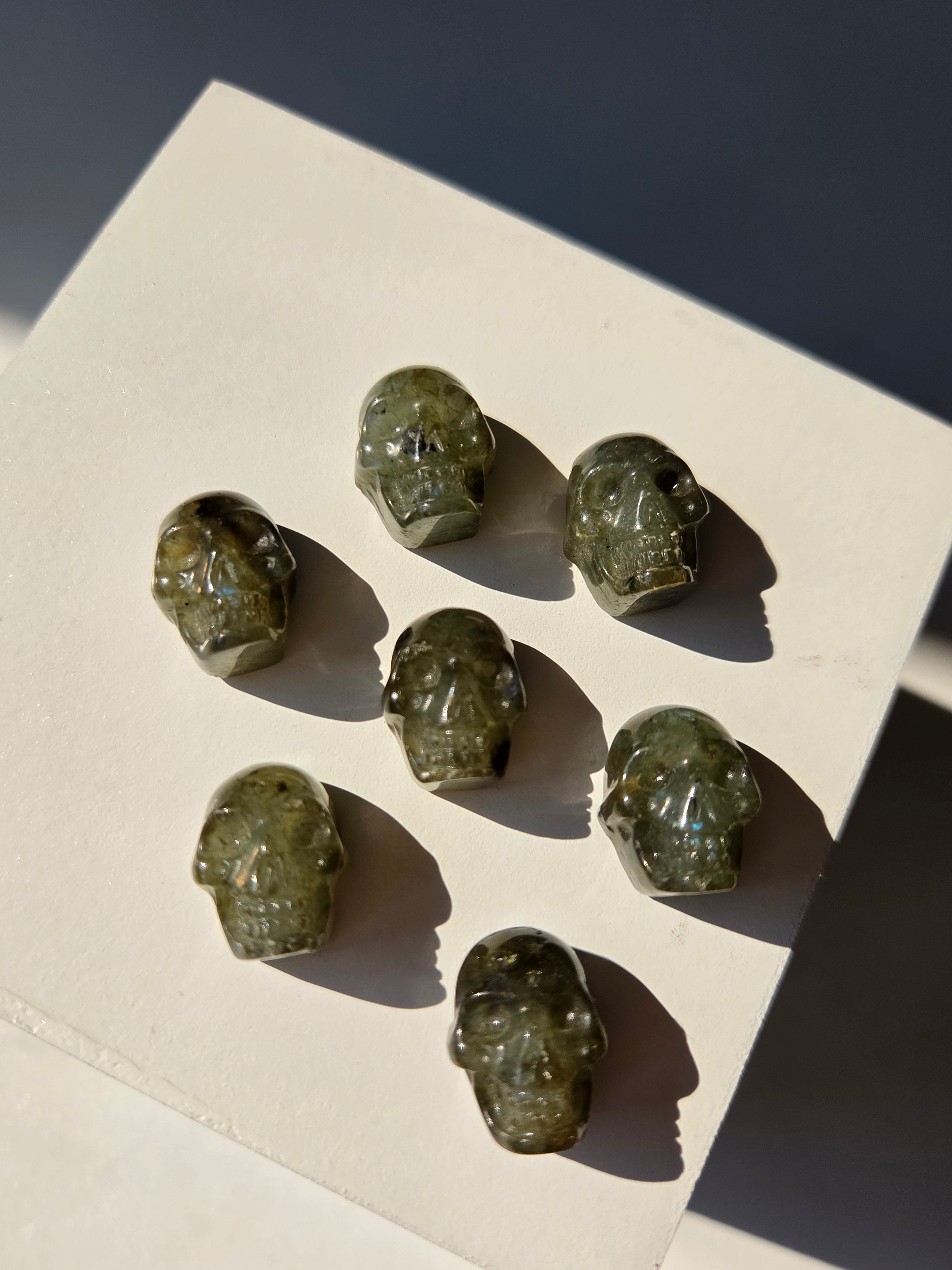 Labradorite Mini Skull