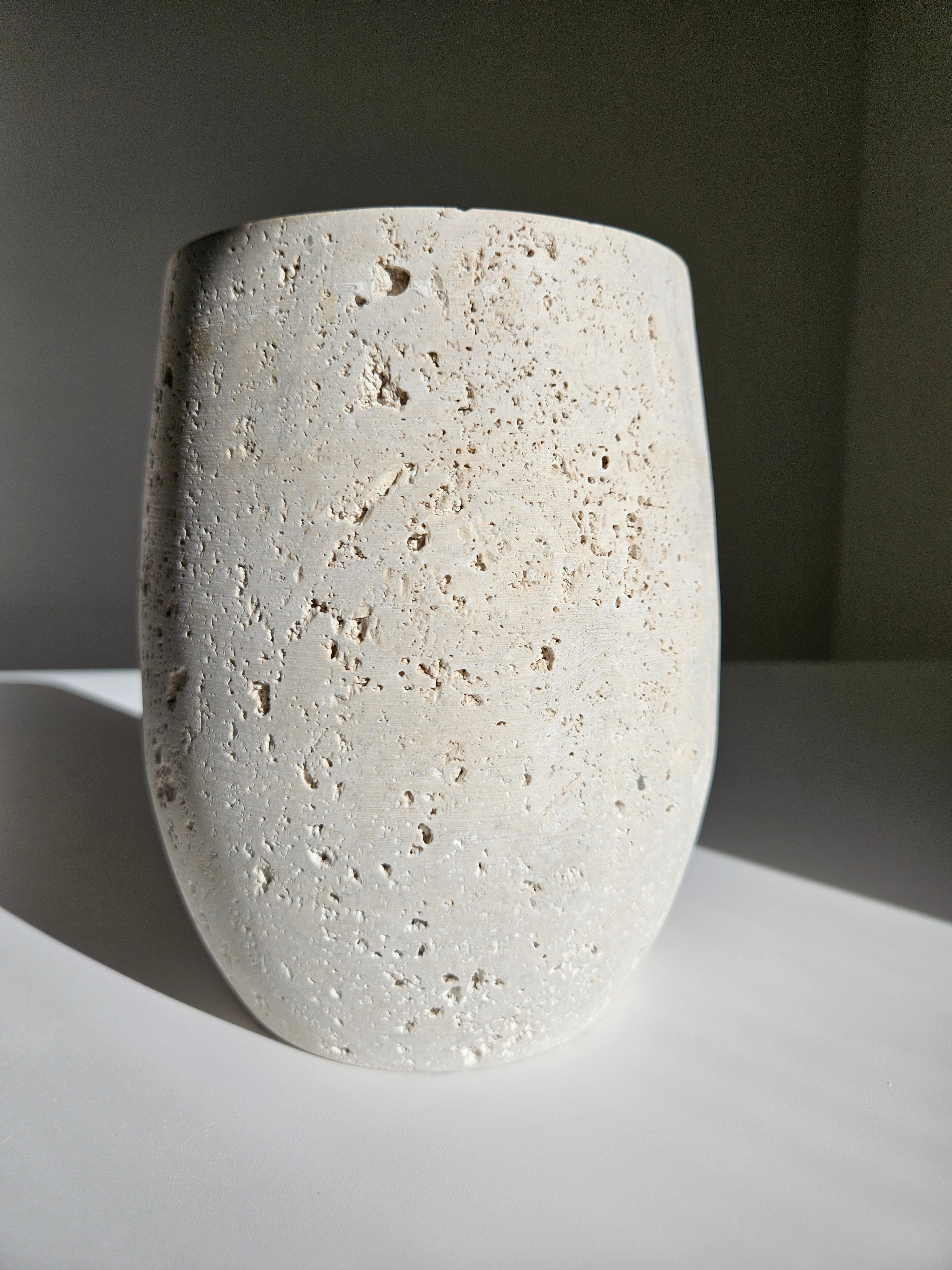 Travertine Vase