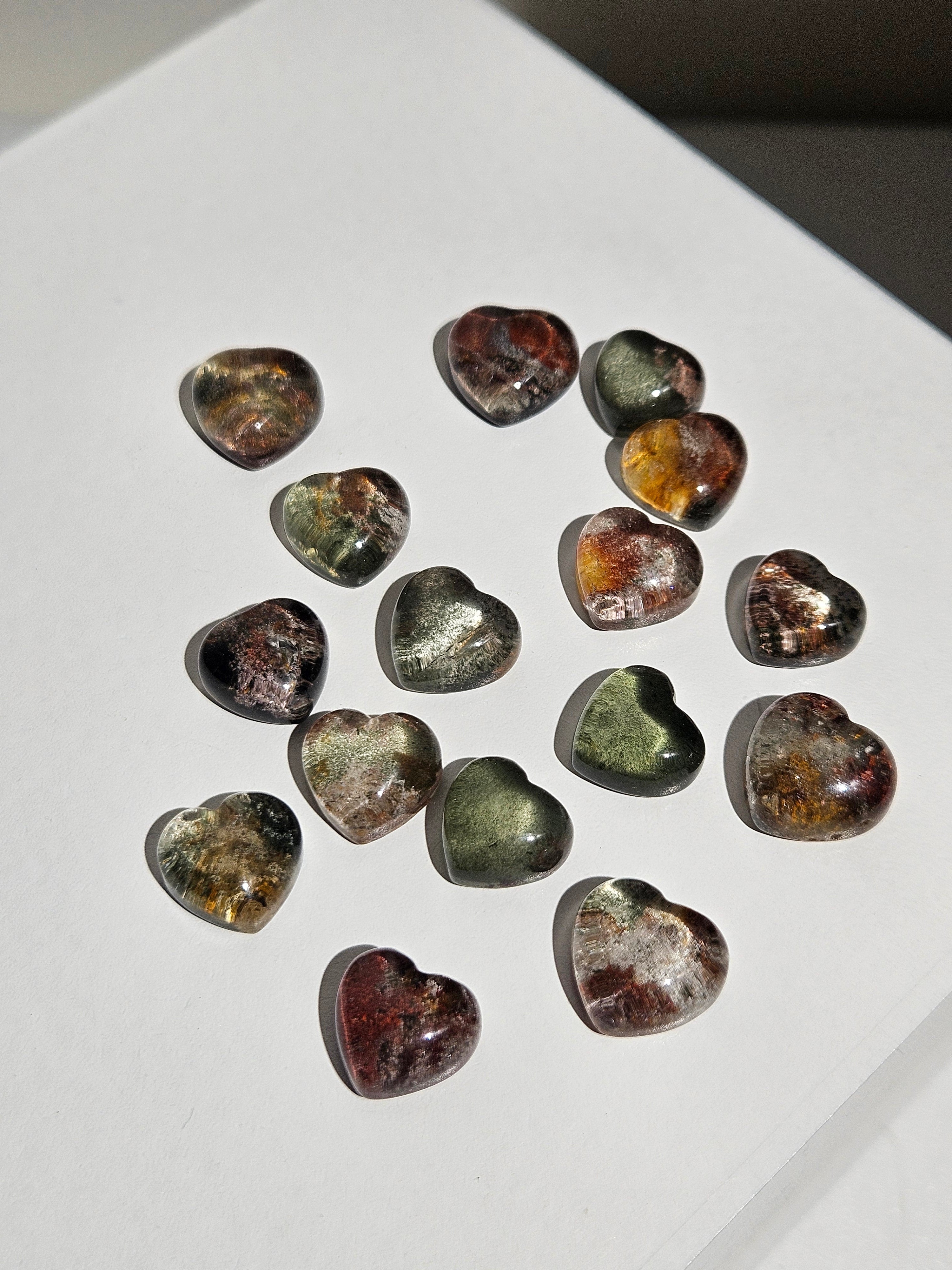 Garden Quartz Mini Hearts