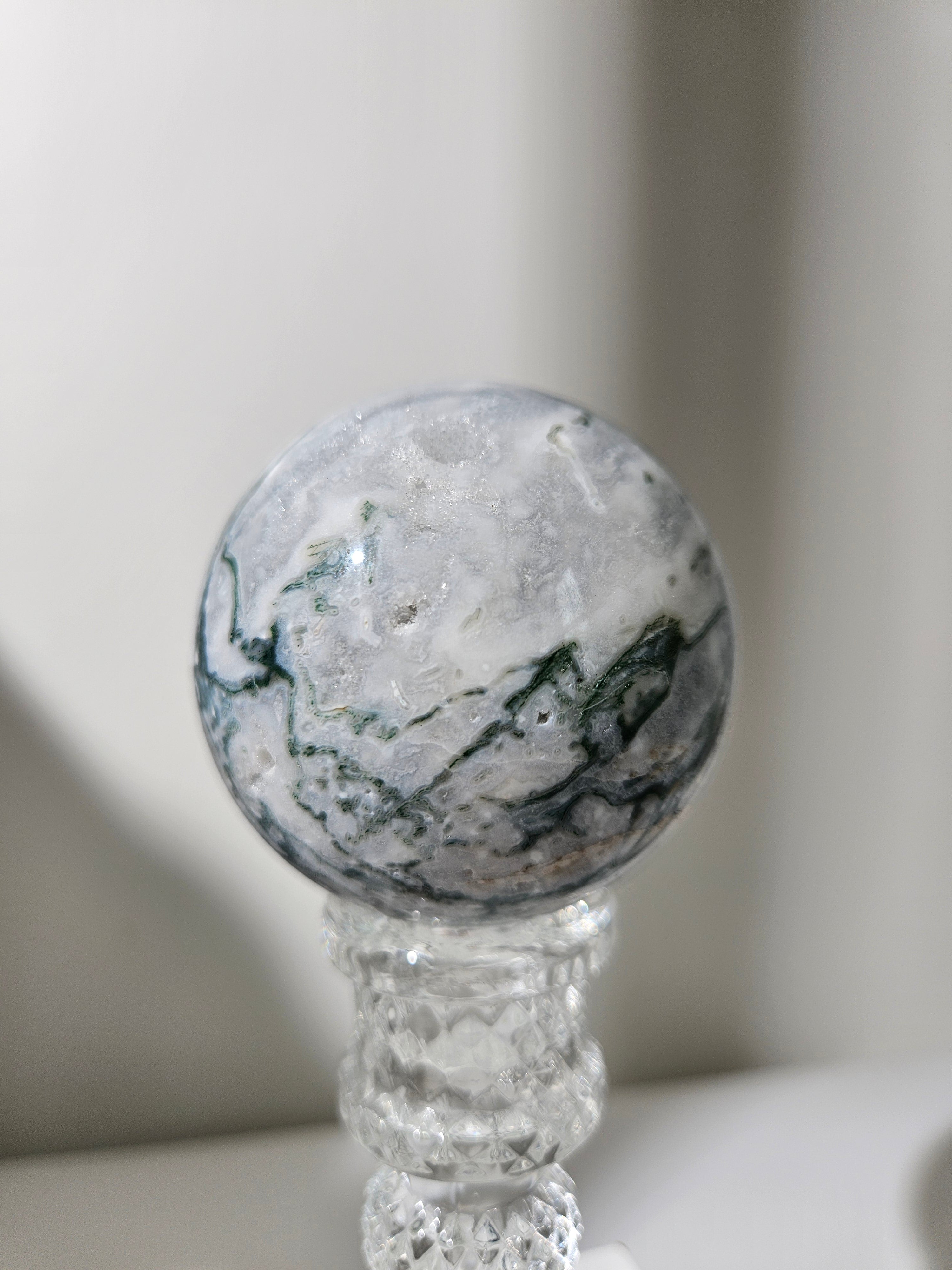 Moss Agate Sphere 001