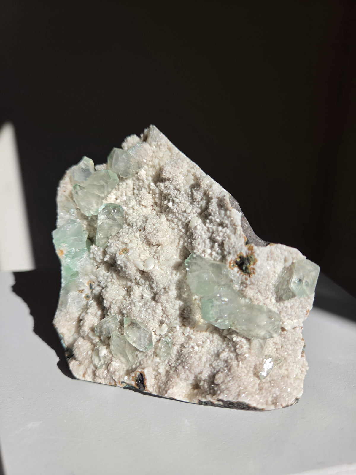 Apophyllite x Stilbite 010