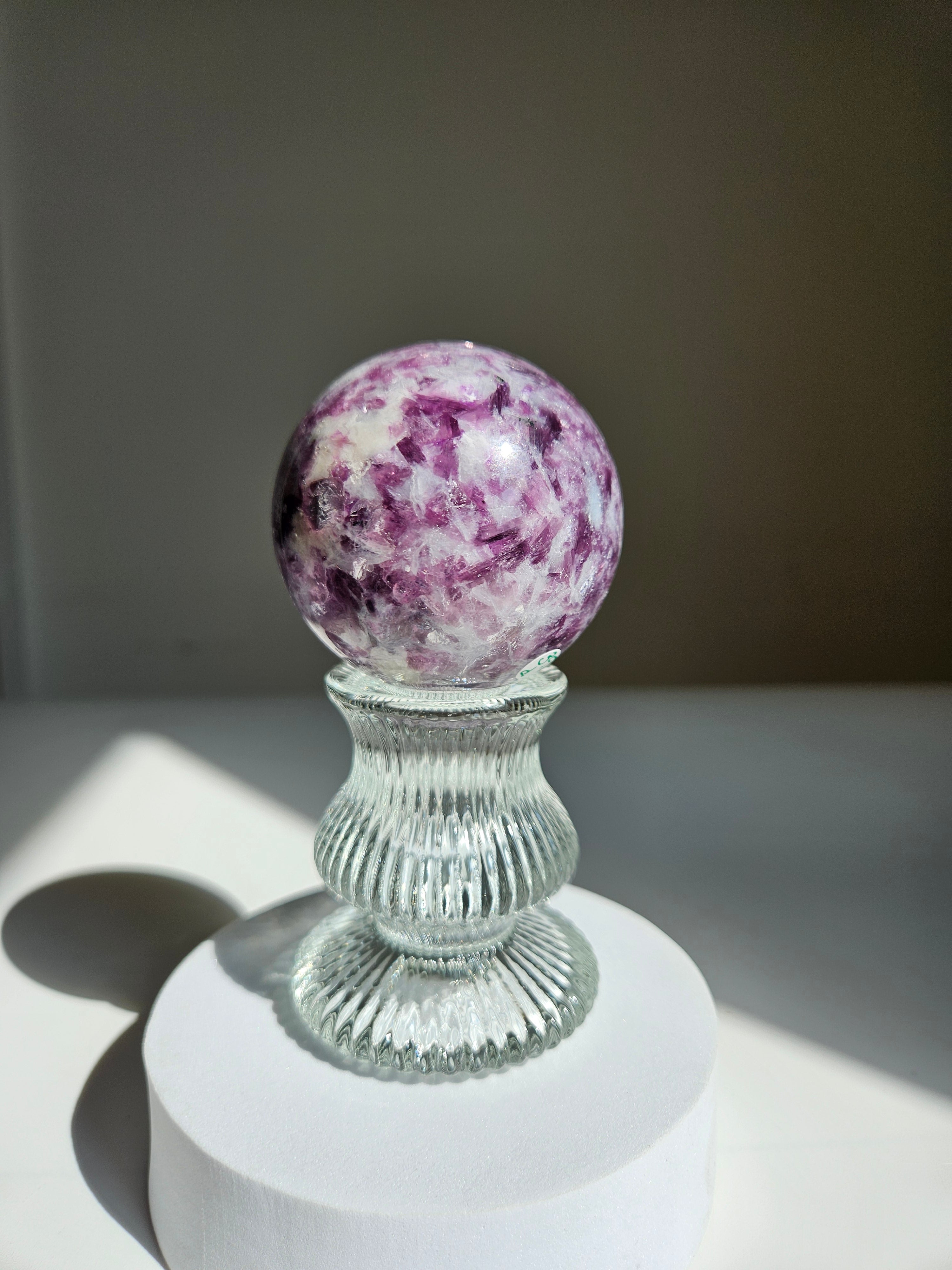 Lepidolite Sphere 001