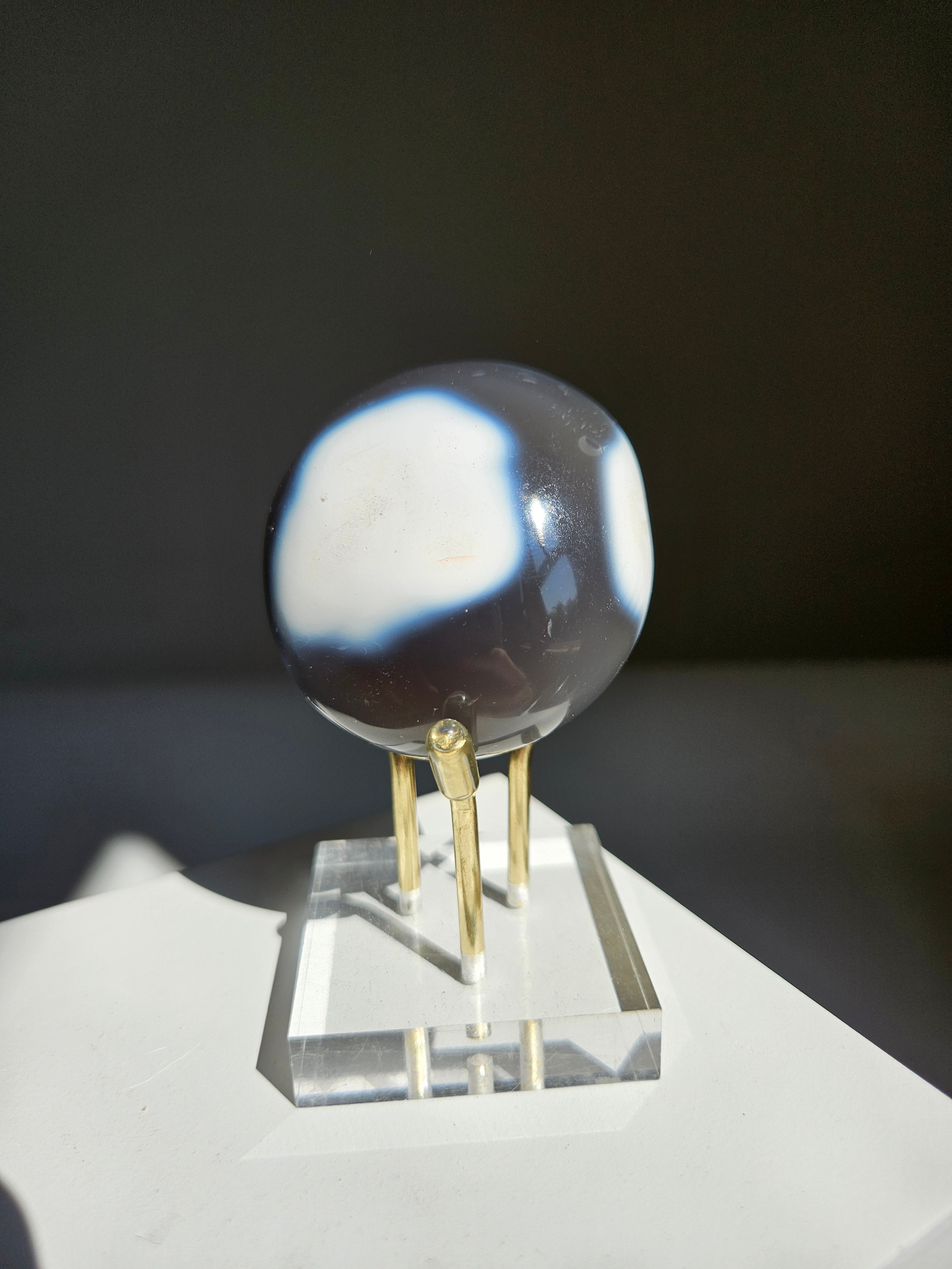Orca Agate Palmstone 012