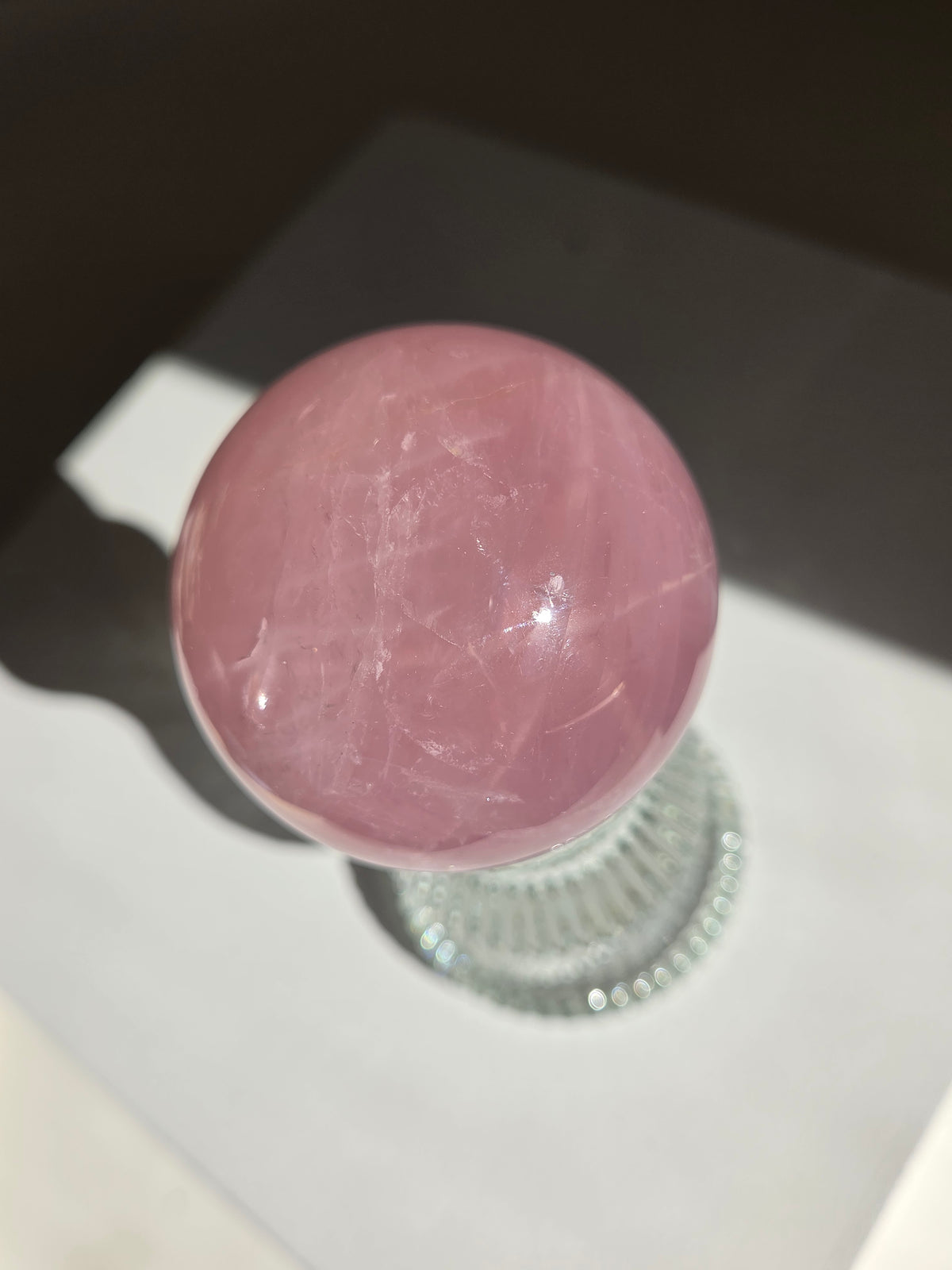 Rose Quartz Sphere 020