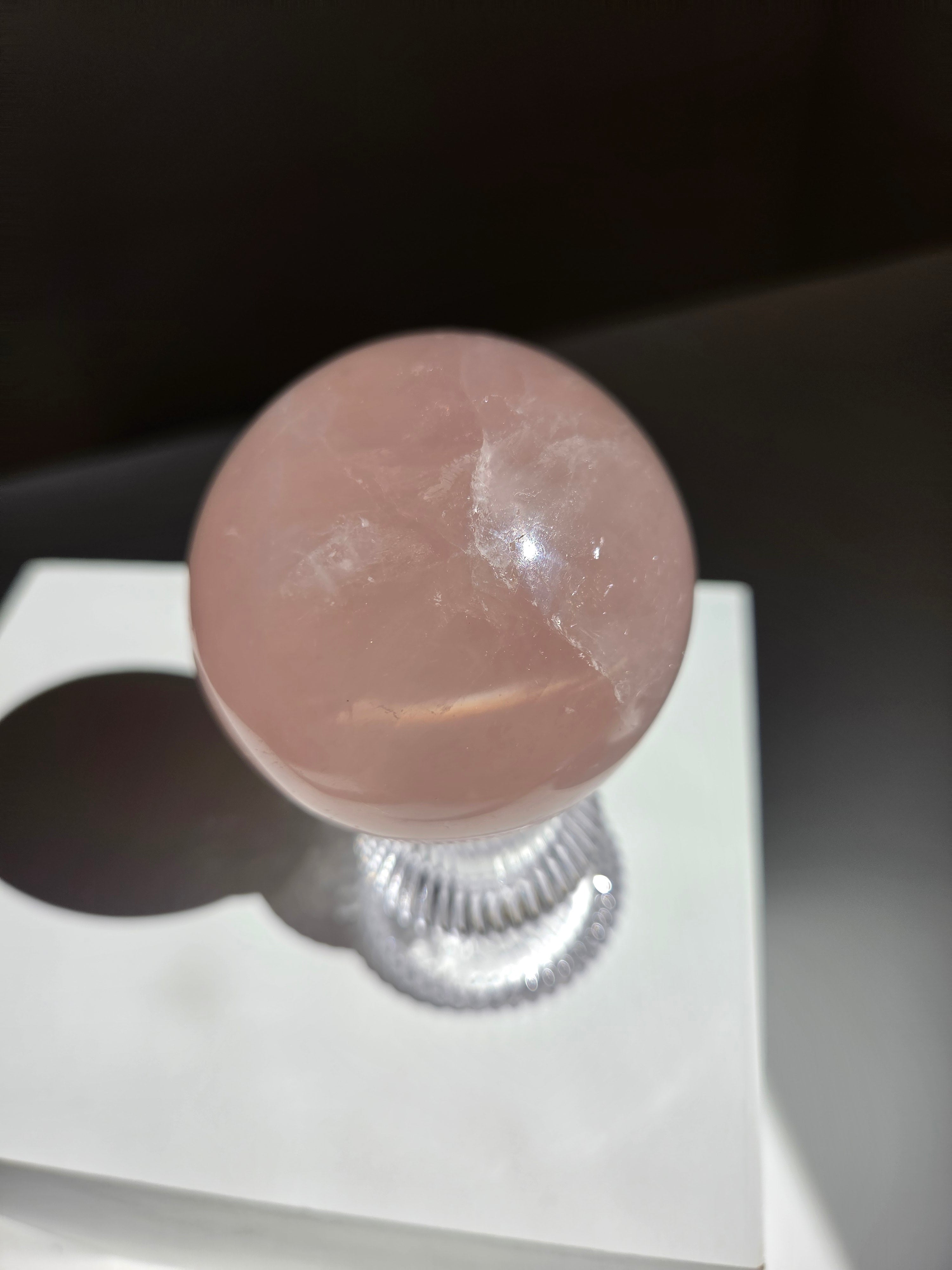 Rose Quartz Sphere 008