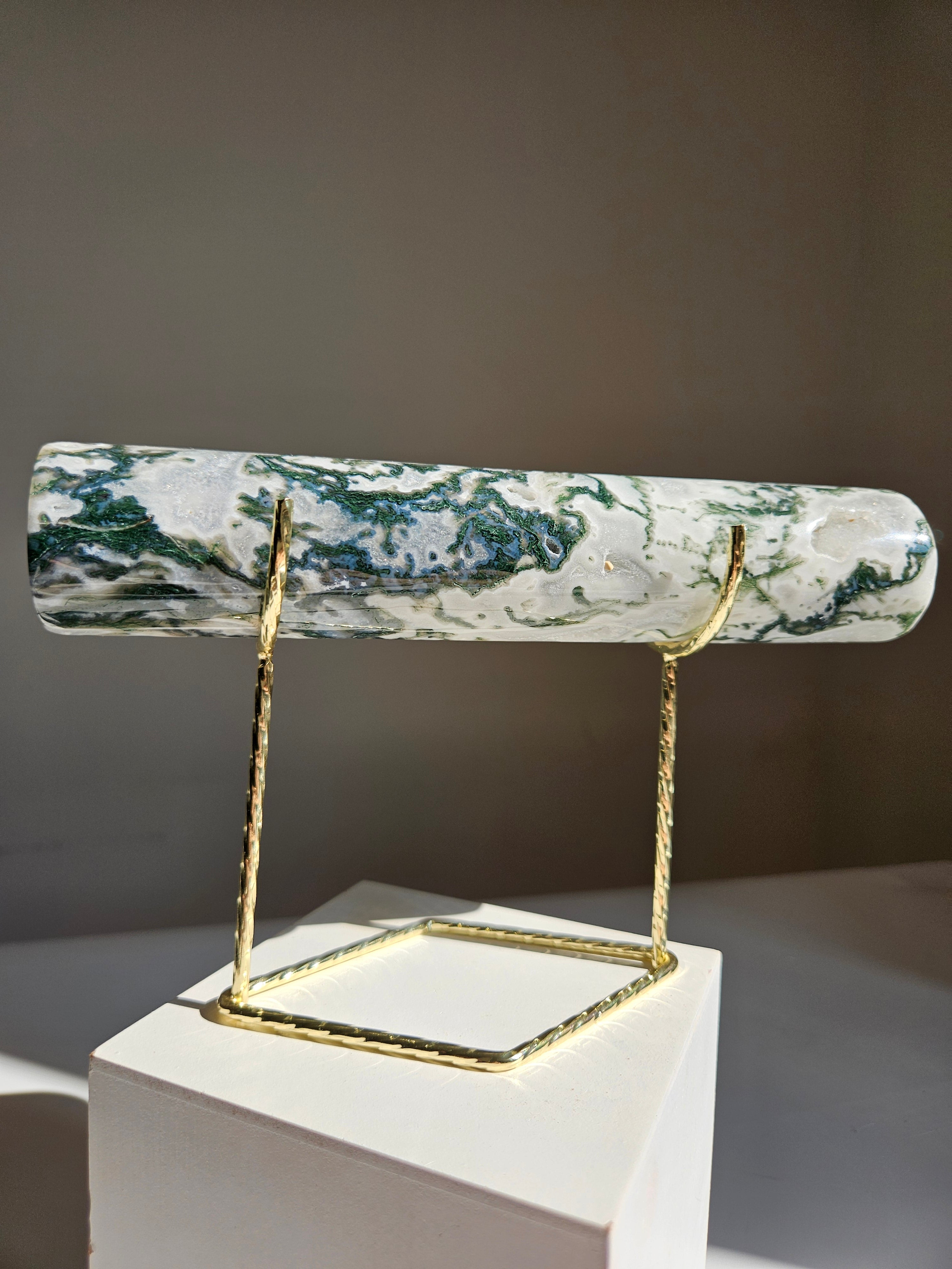 Moss Agate Bracelet Holder 003