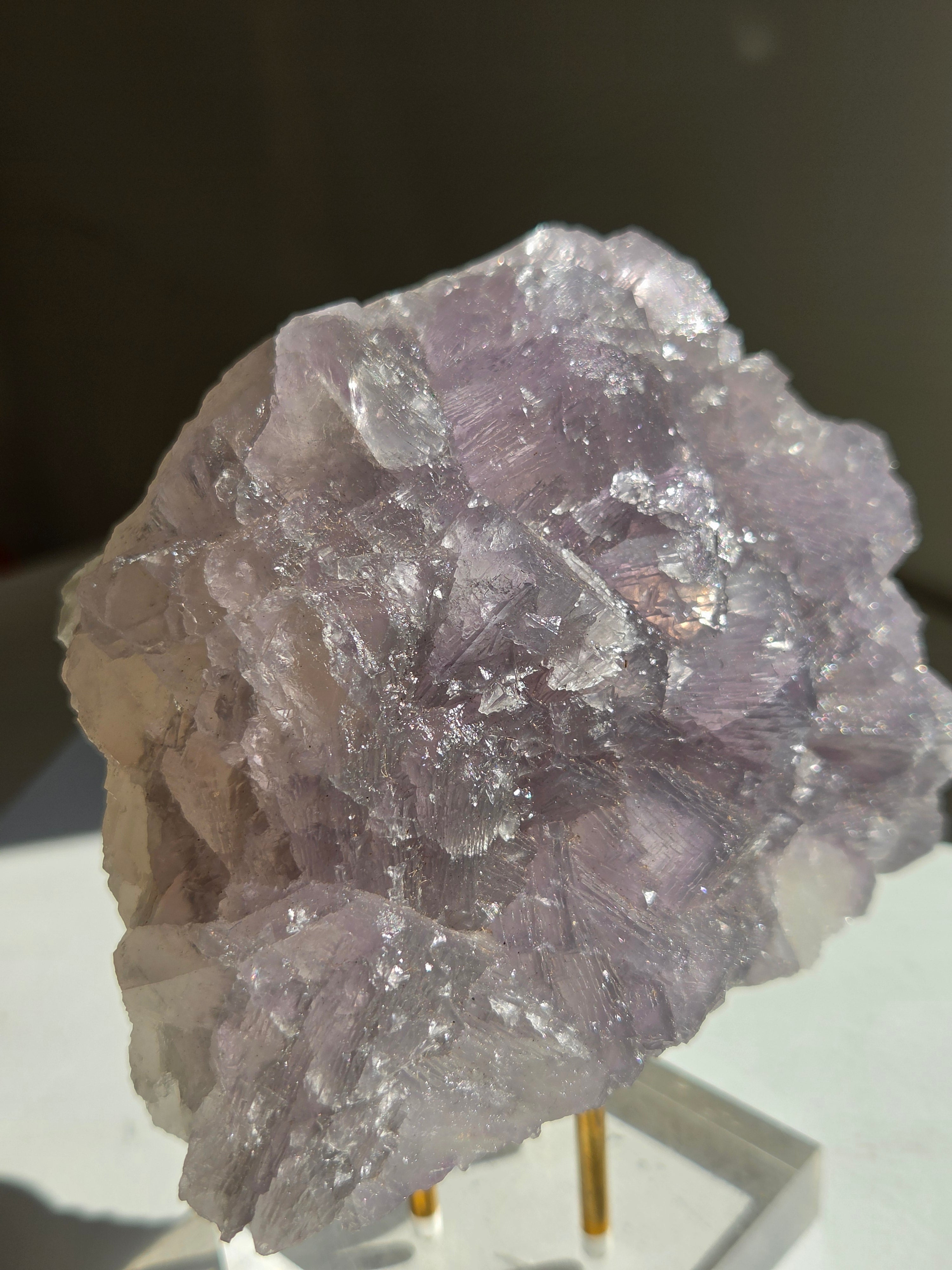 Raw Lavendar Fluorite 002