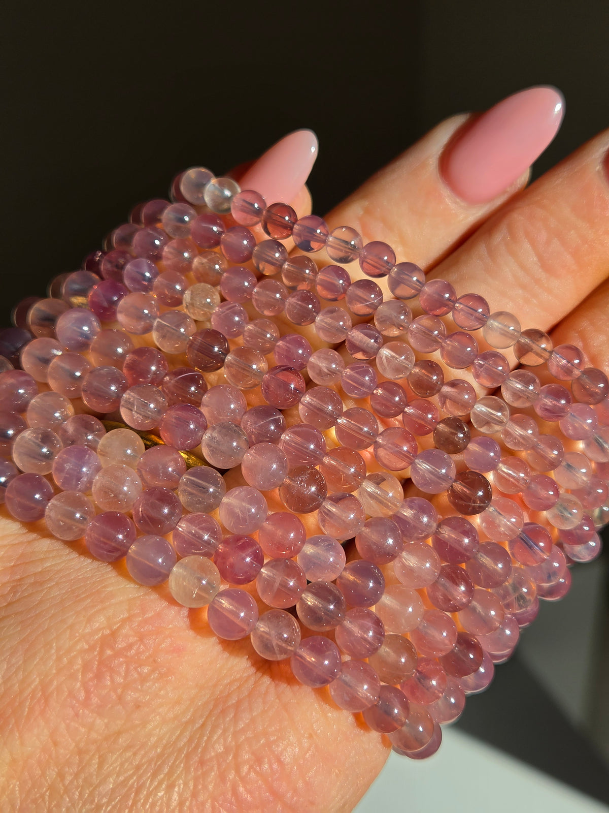 Star Rose Quartz Bracelet | 5.5 & 6mm
