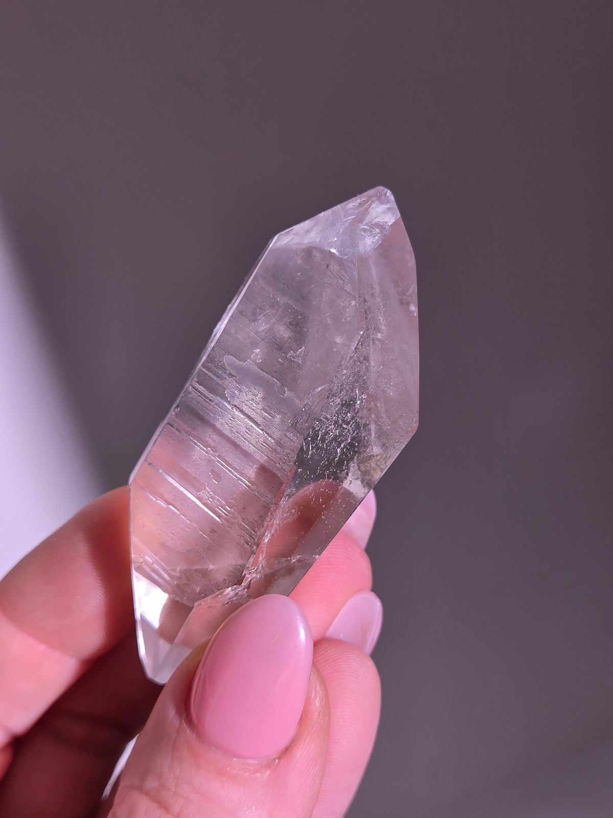 Semipolished Smoky Lemurian Quartz 004