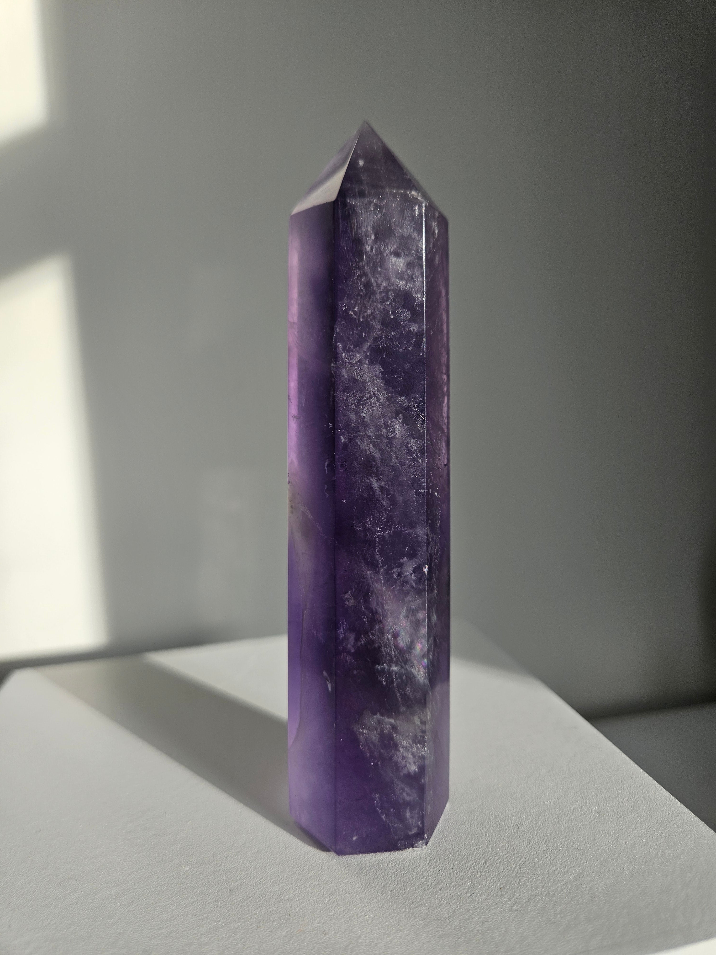 Purple Fluorite Tower 002