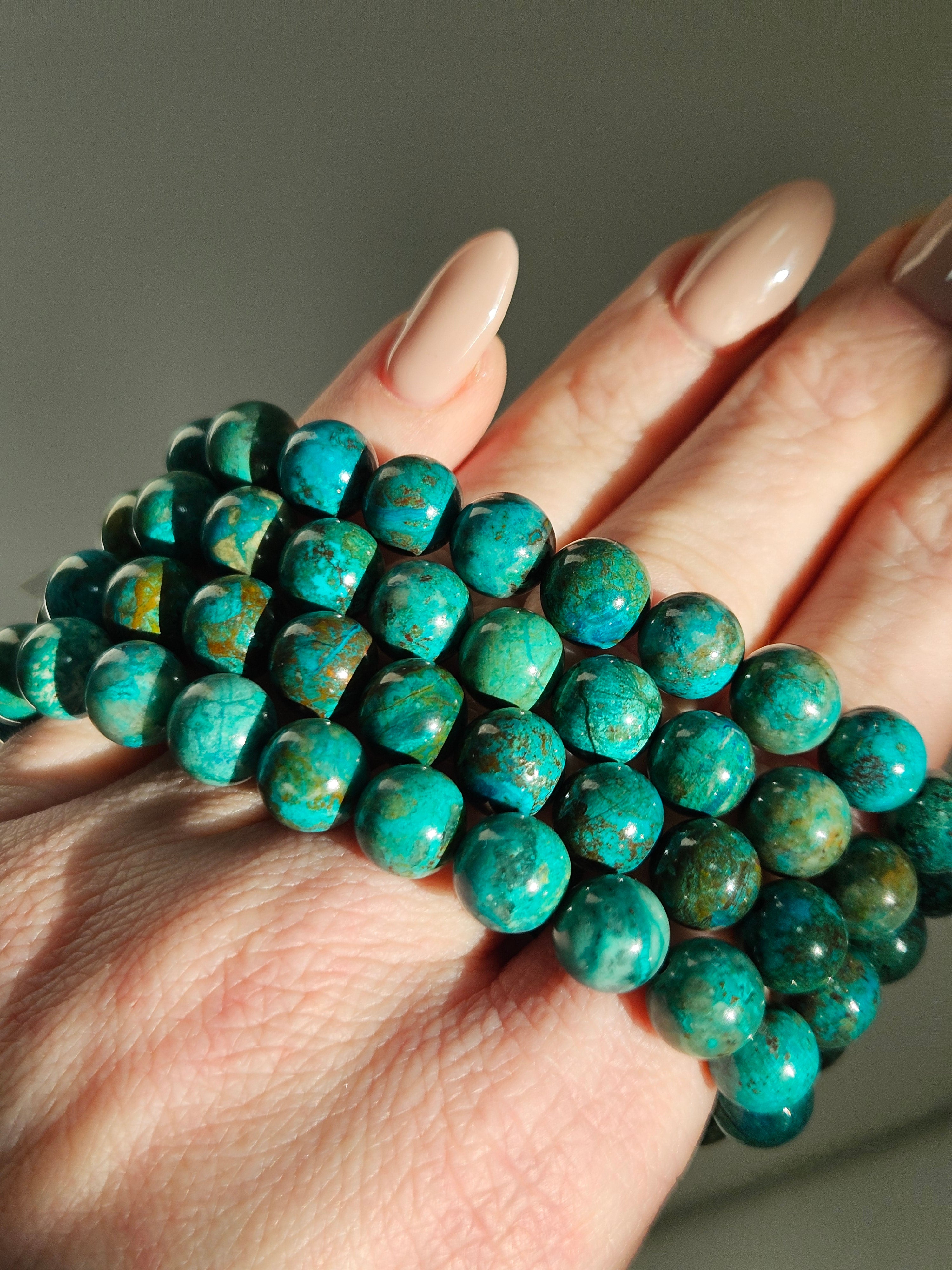 Azurite bracelet | 9mm