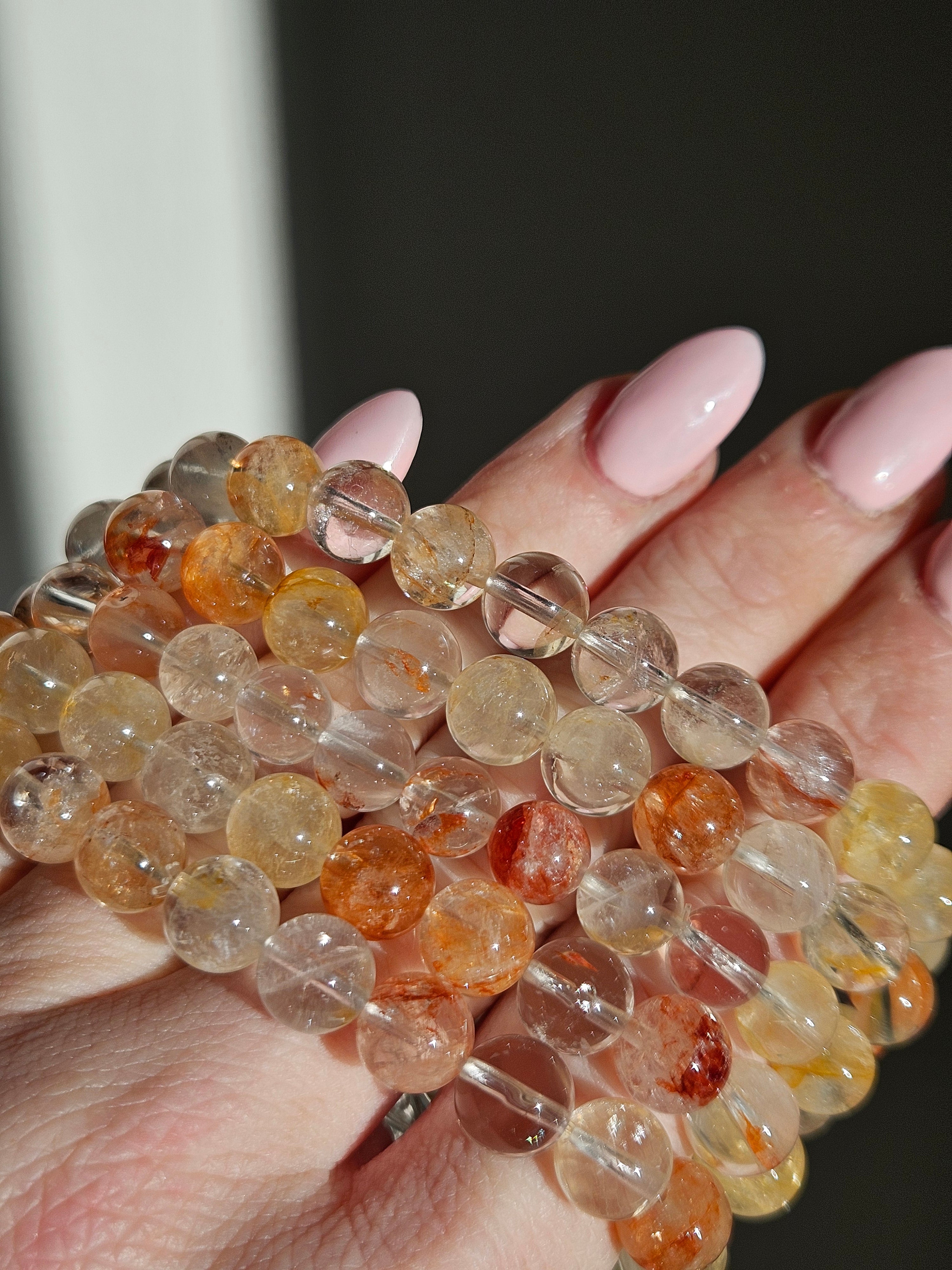 Golden Healer x Hematoid Quartz bracelet | 9.5mm