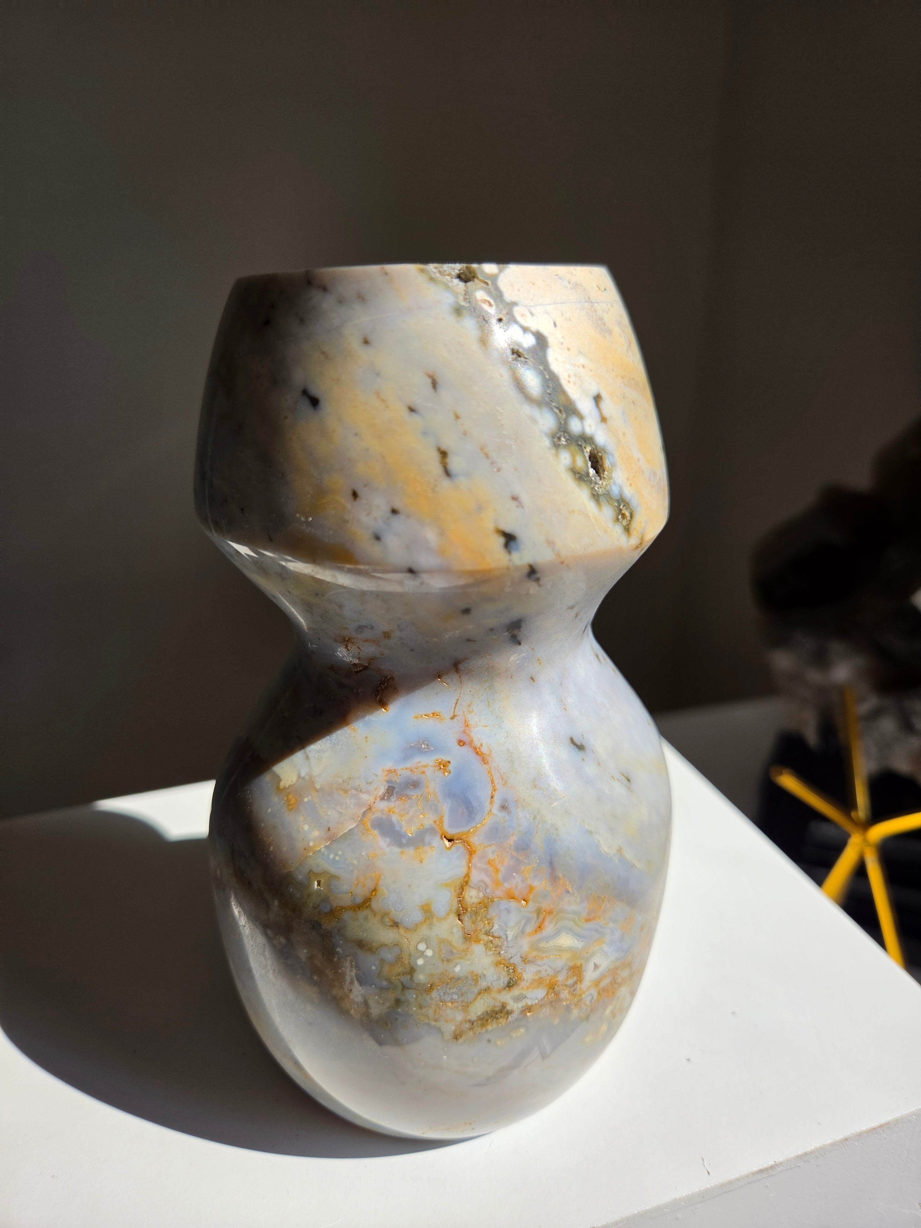 Sea Jasper Vase