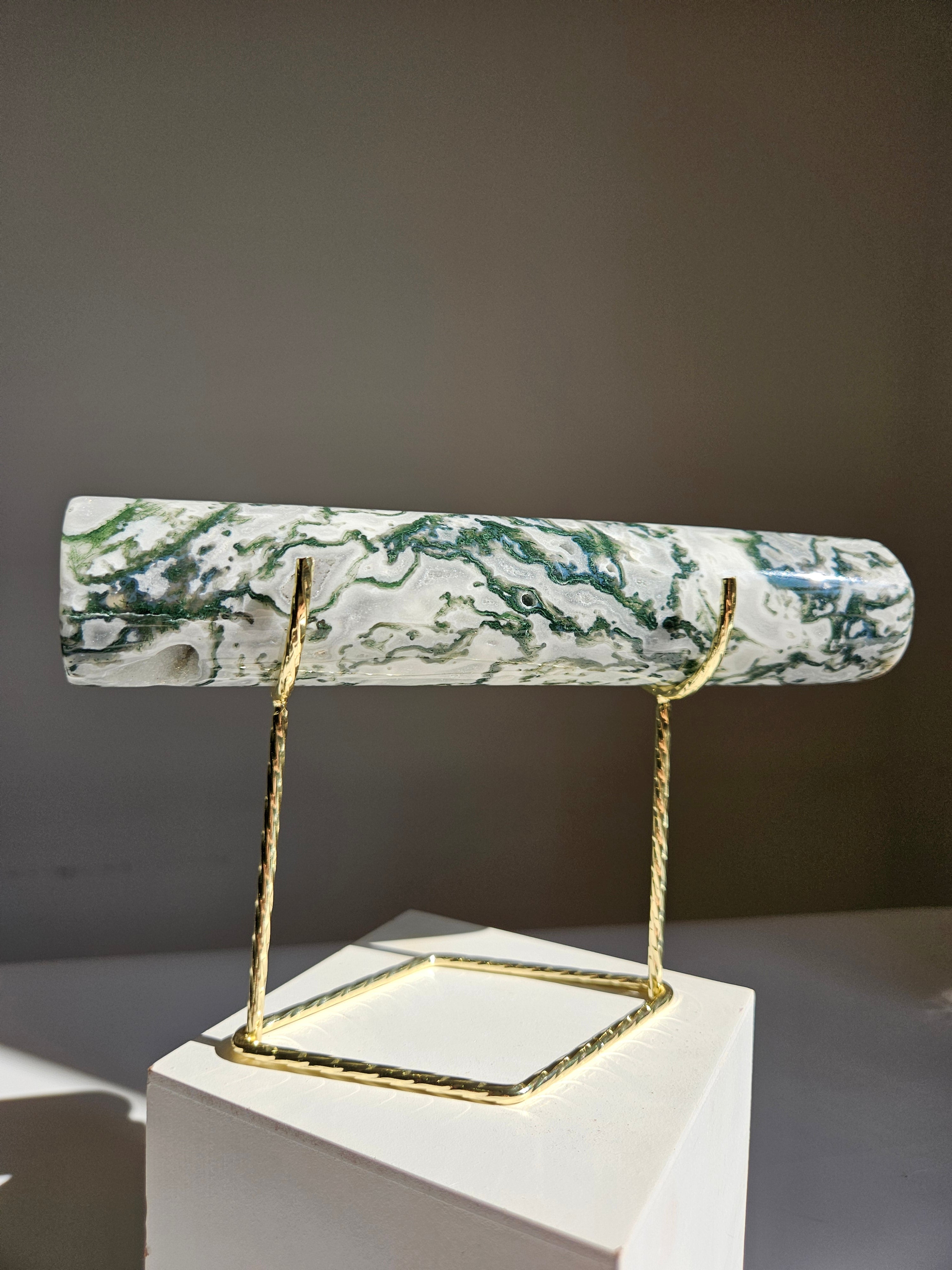 Moss Agate Bracelet Holder 005