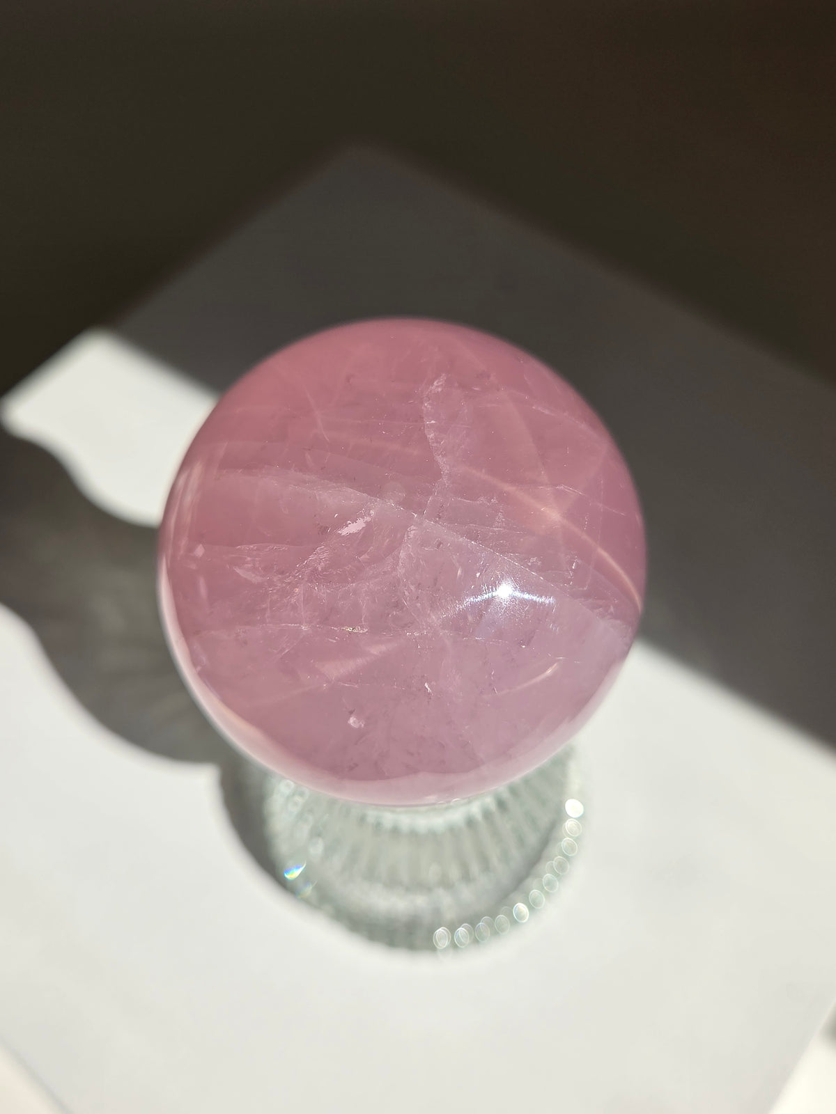 Rose Quartz Sphere 015