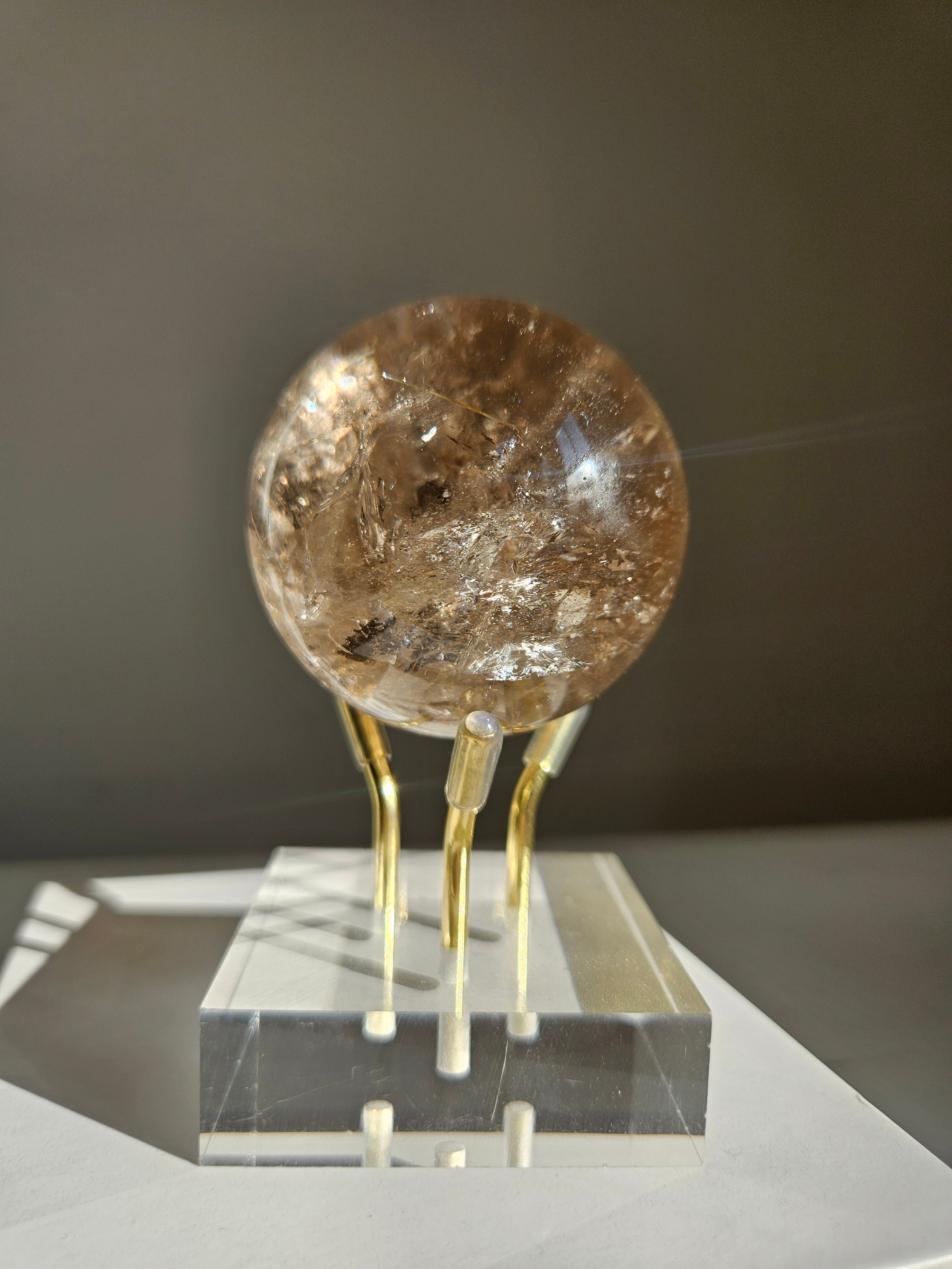 Smoky Quartz Sphere 007