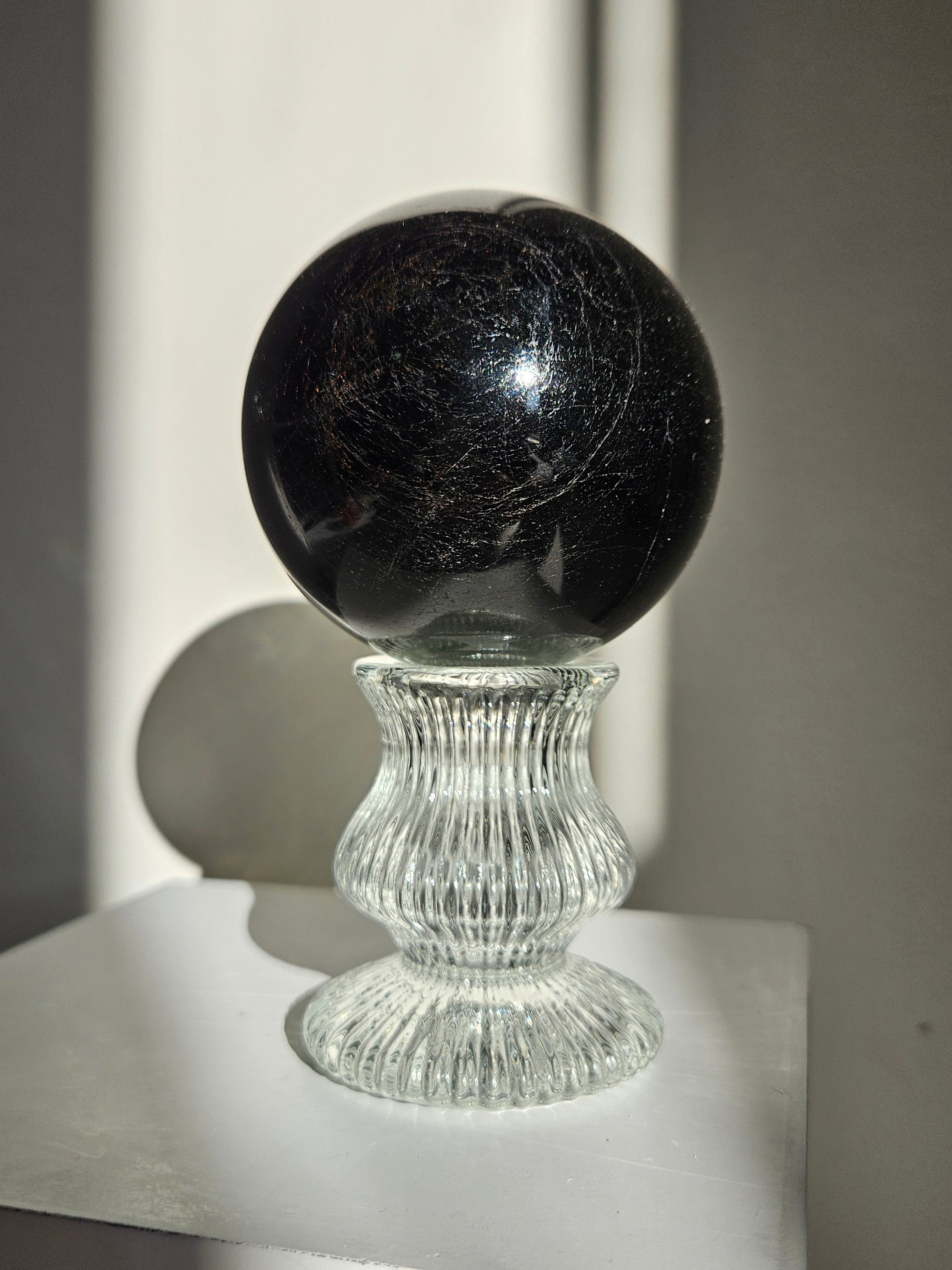 Black Tourmaline Sphere 004
