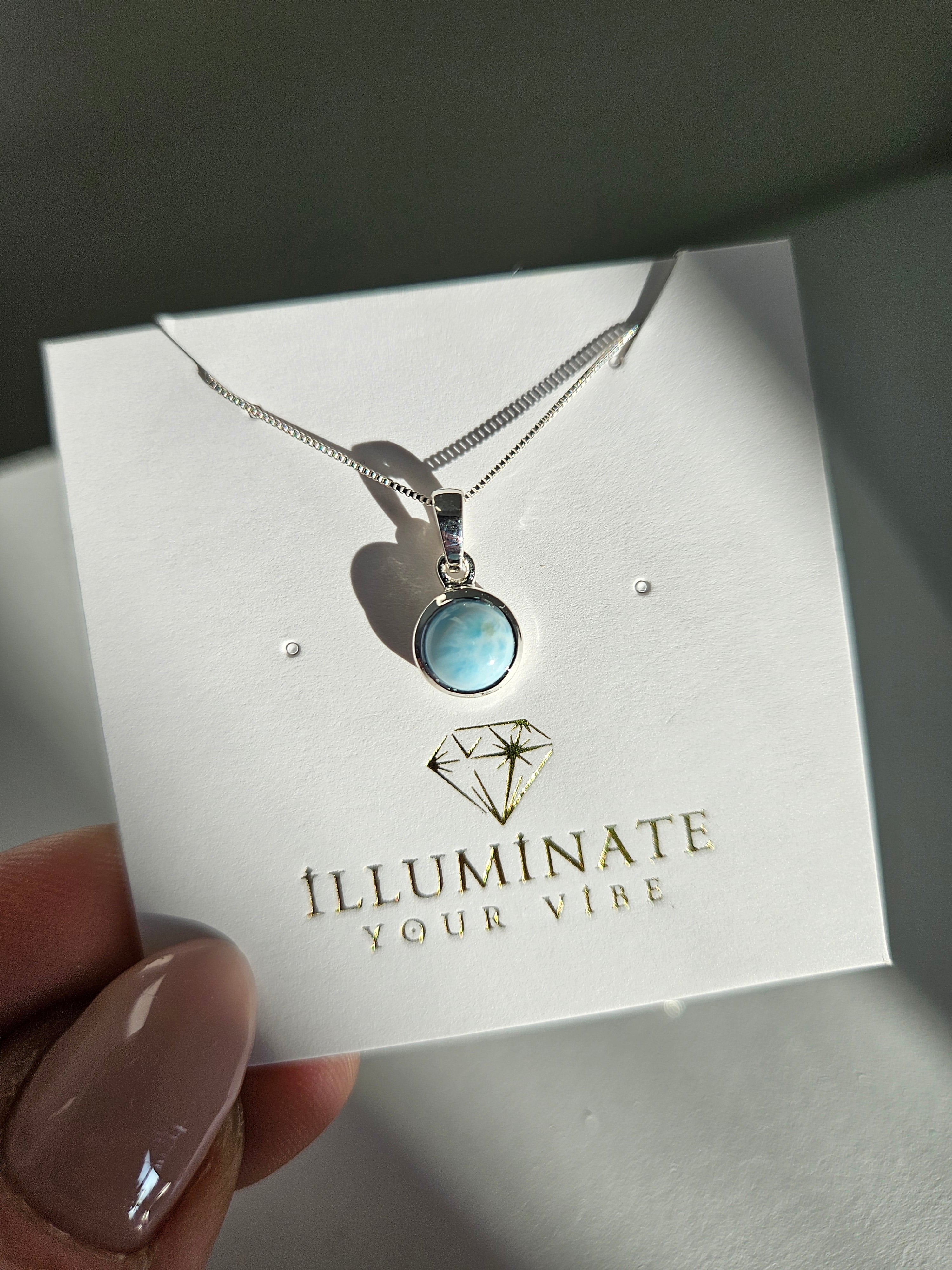Larimar Necklace 002