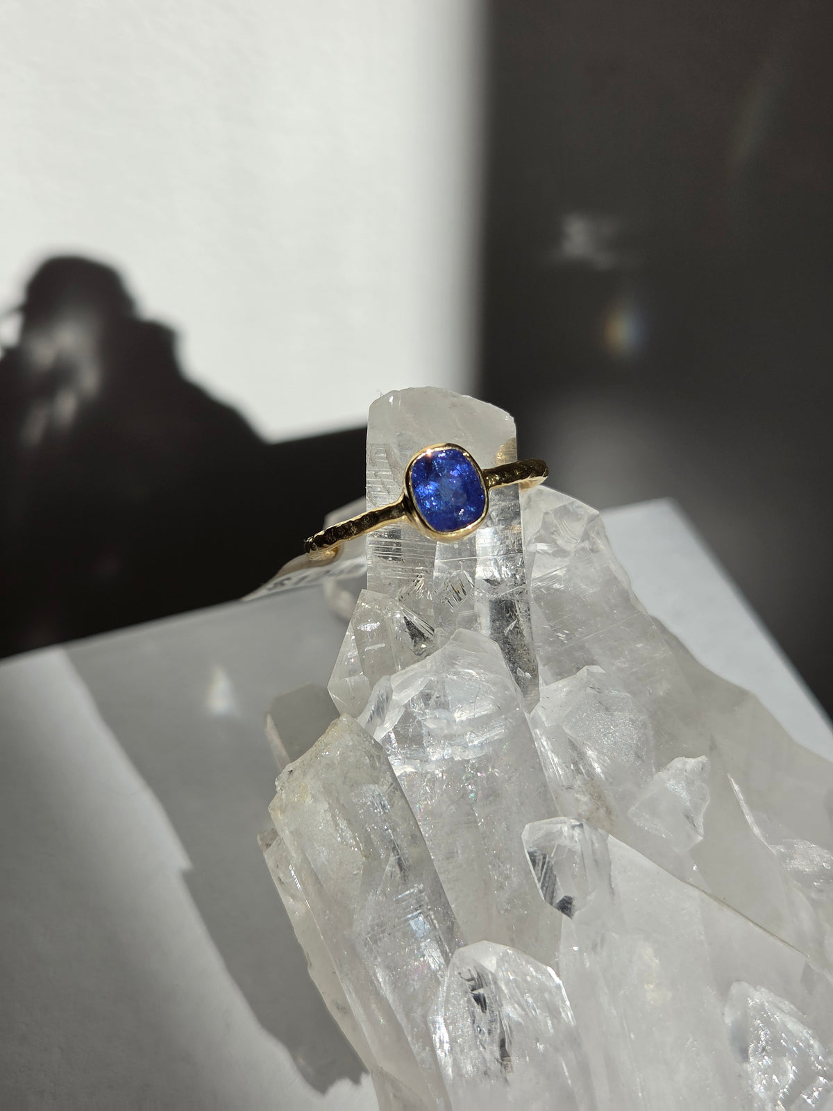 Size 7 | Sapphire Ring | gold 056