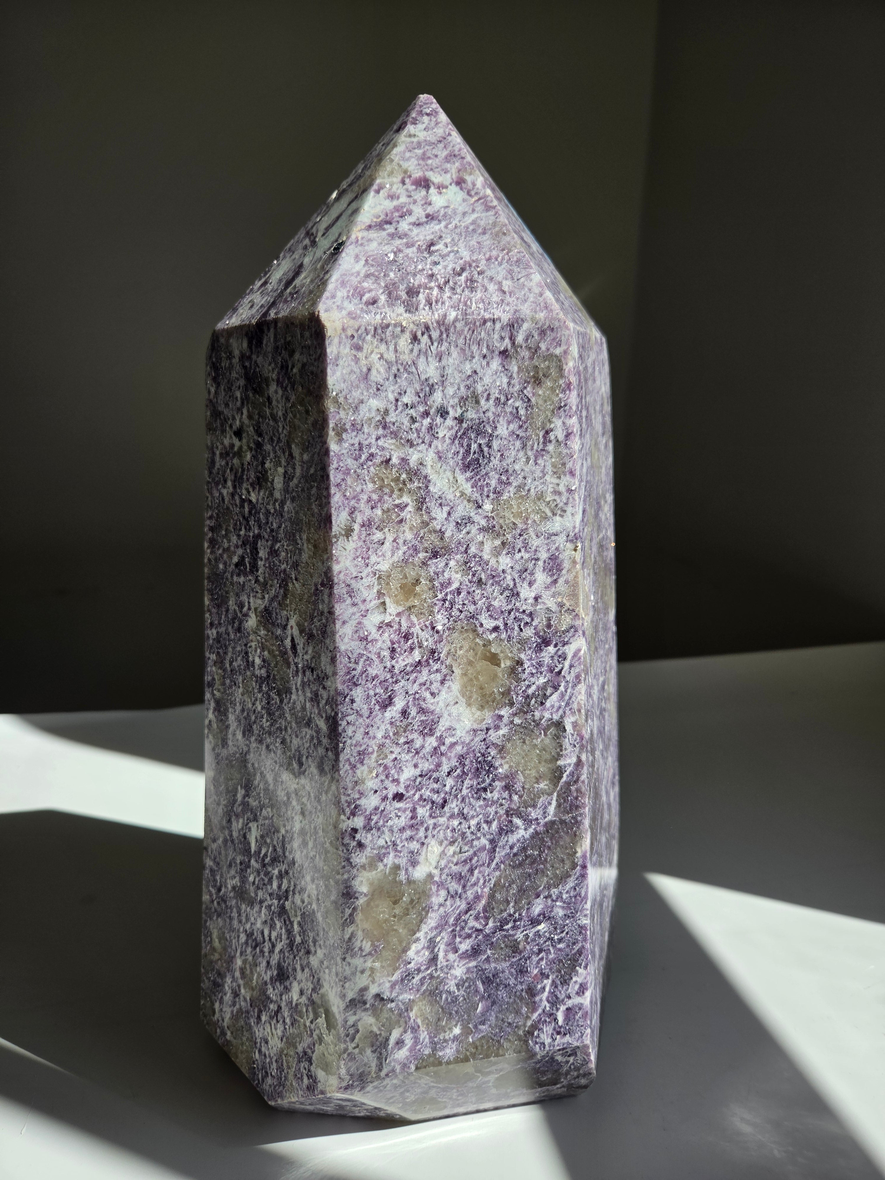 Lepidolite Statement Tower