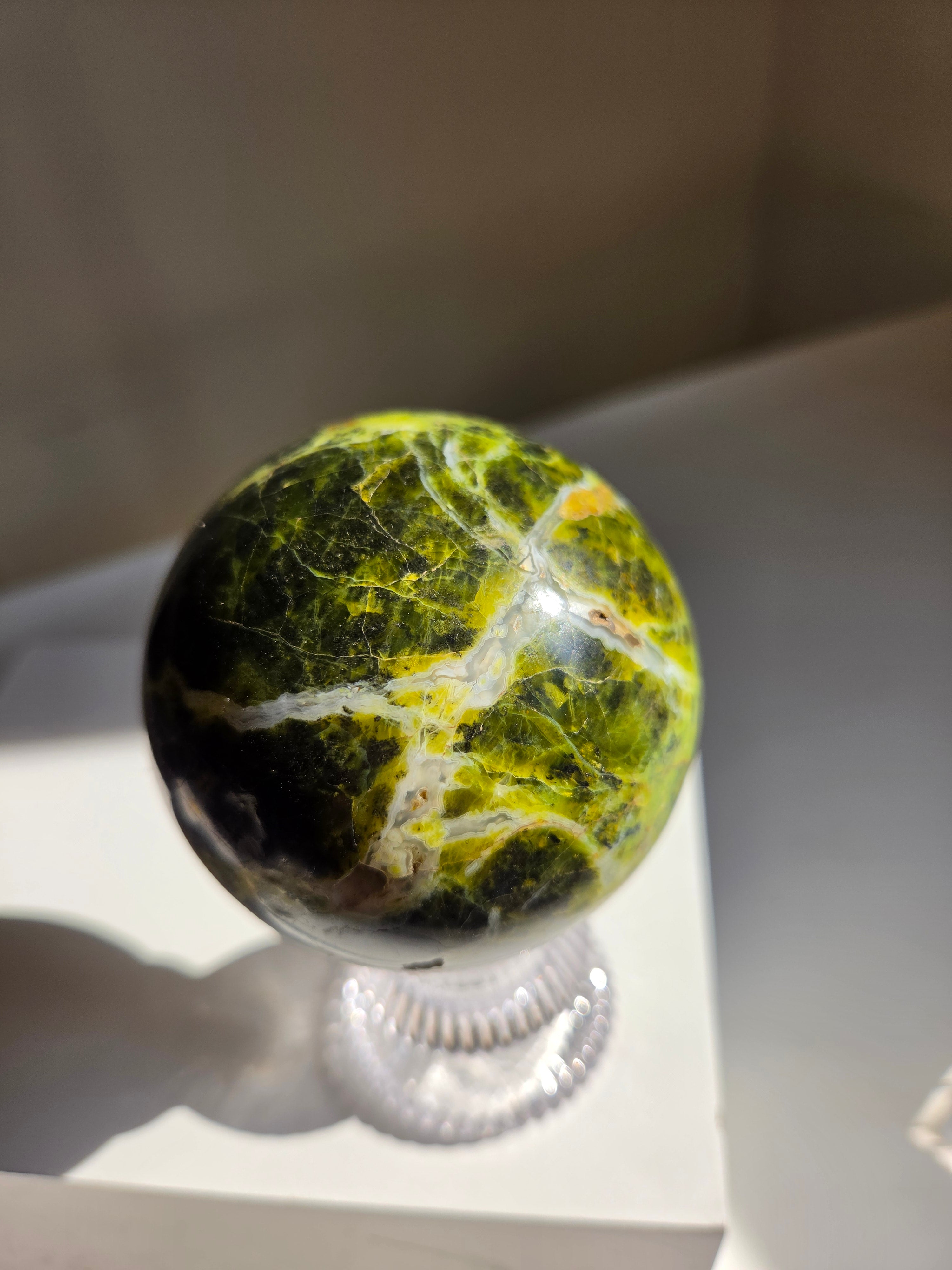 Green Opal Sphere 001
