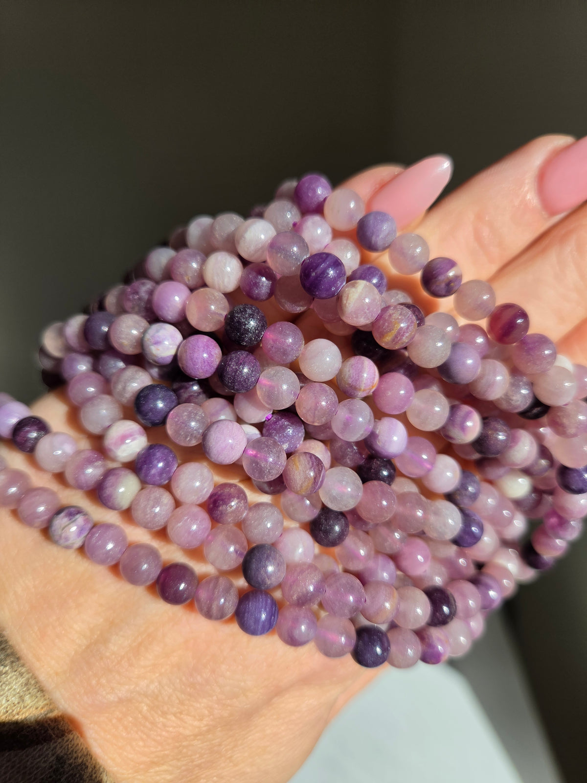 Fluorite 3 wrap Bracelet | 6mm