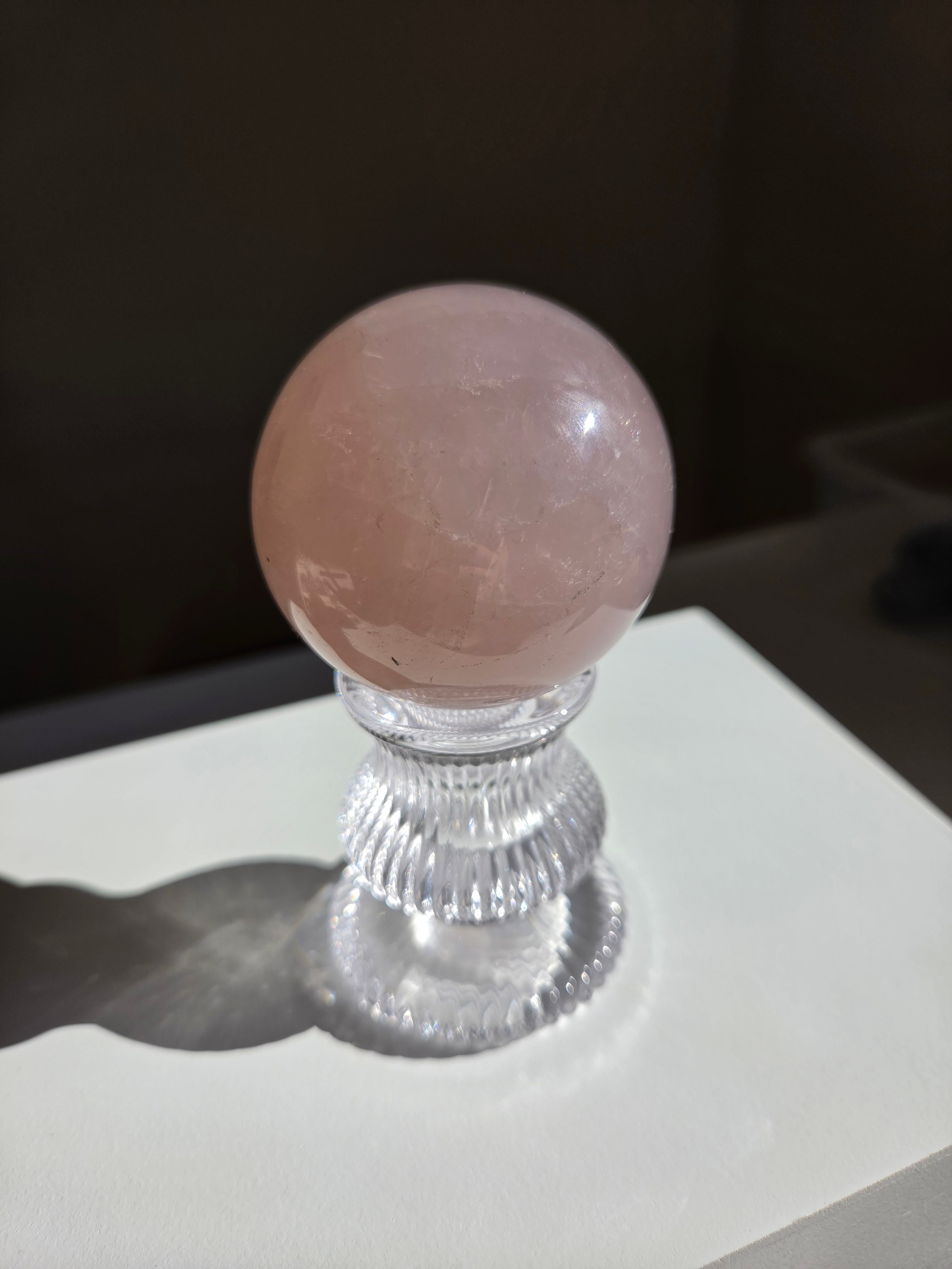 Rose Quartz Sphere 004
