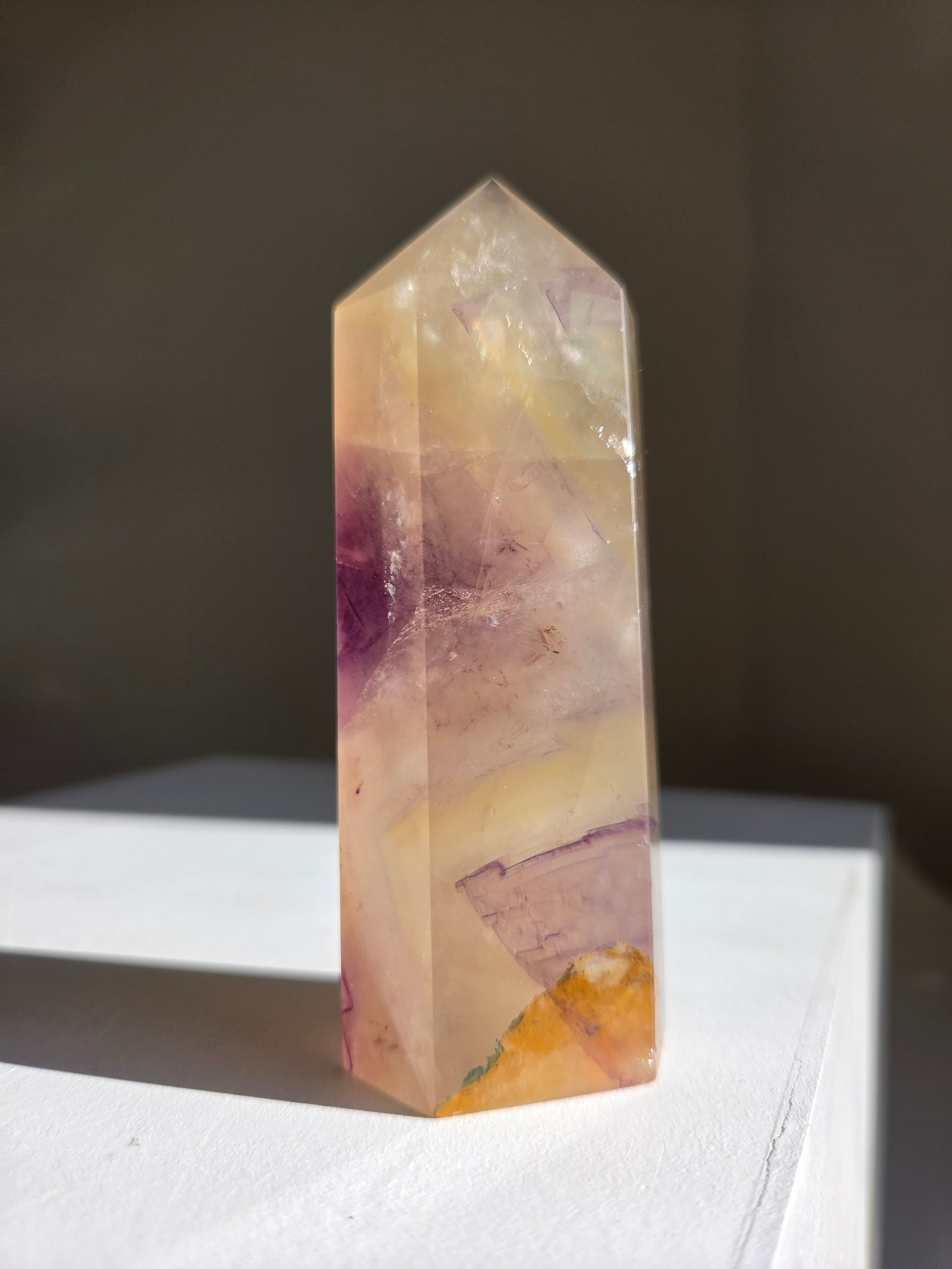 Yellow Fluorite Tower 001