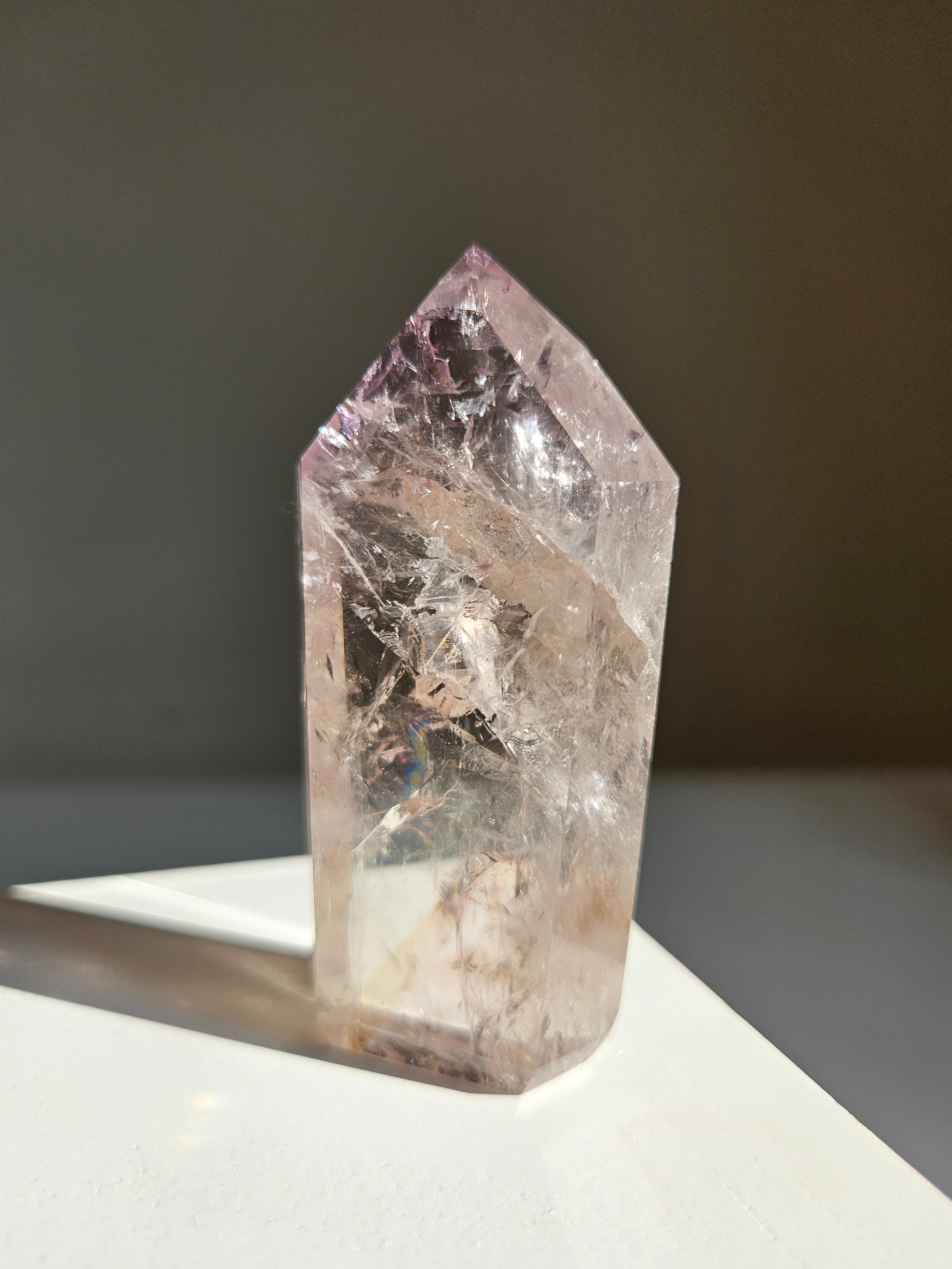 UV reactive Amethyst Tower 013