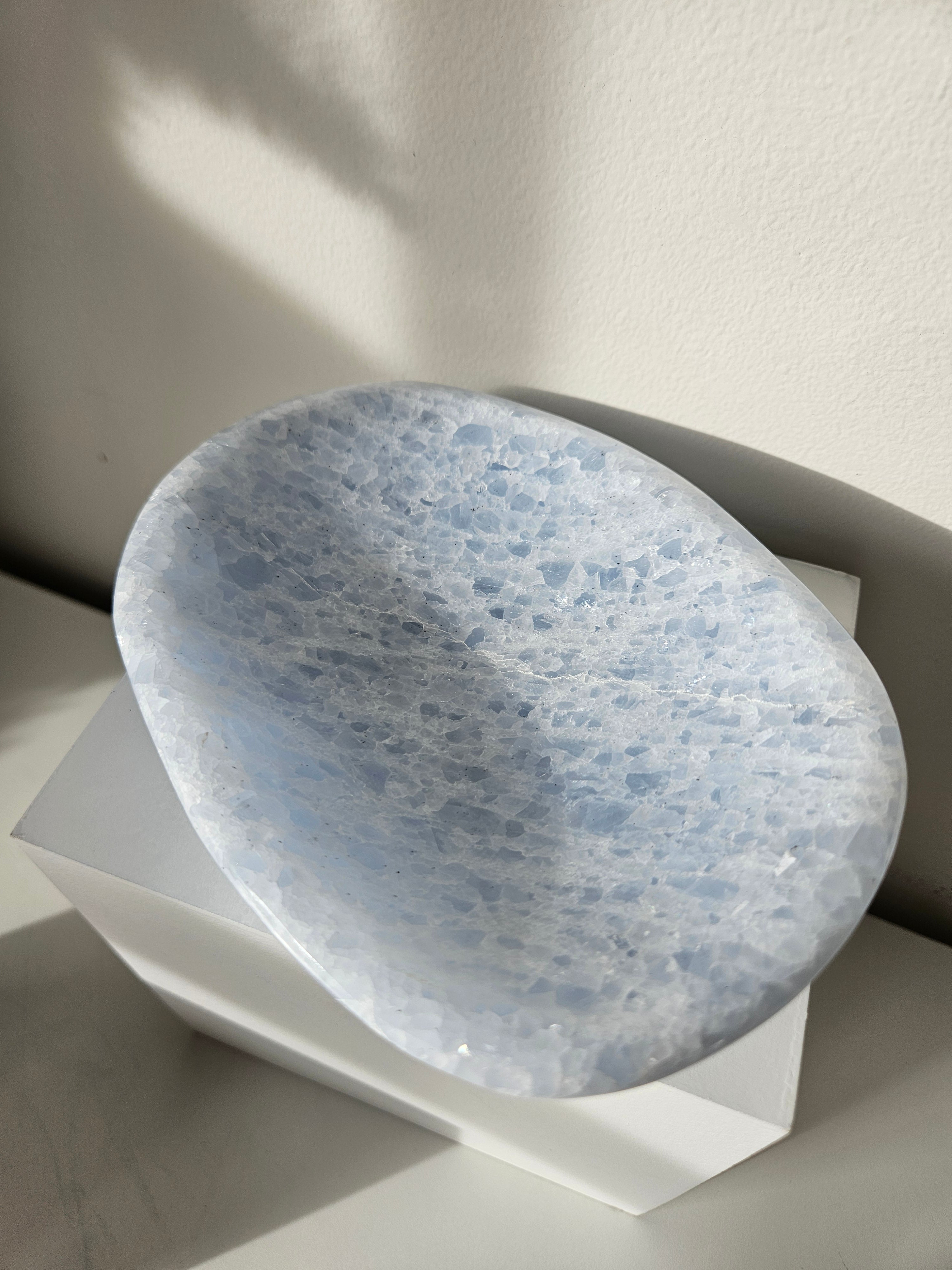 Blue Calcite Bowl 003
