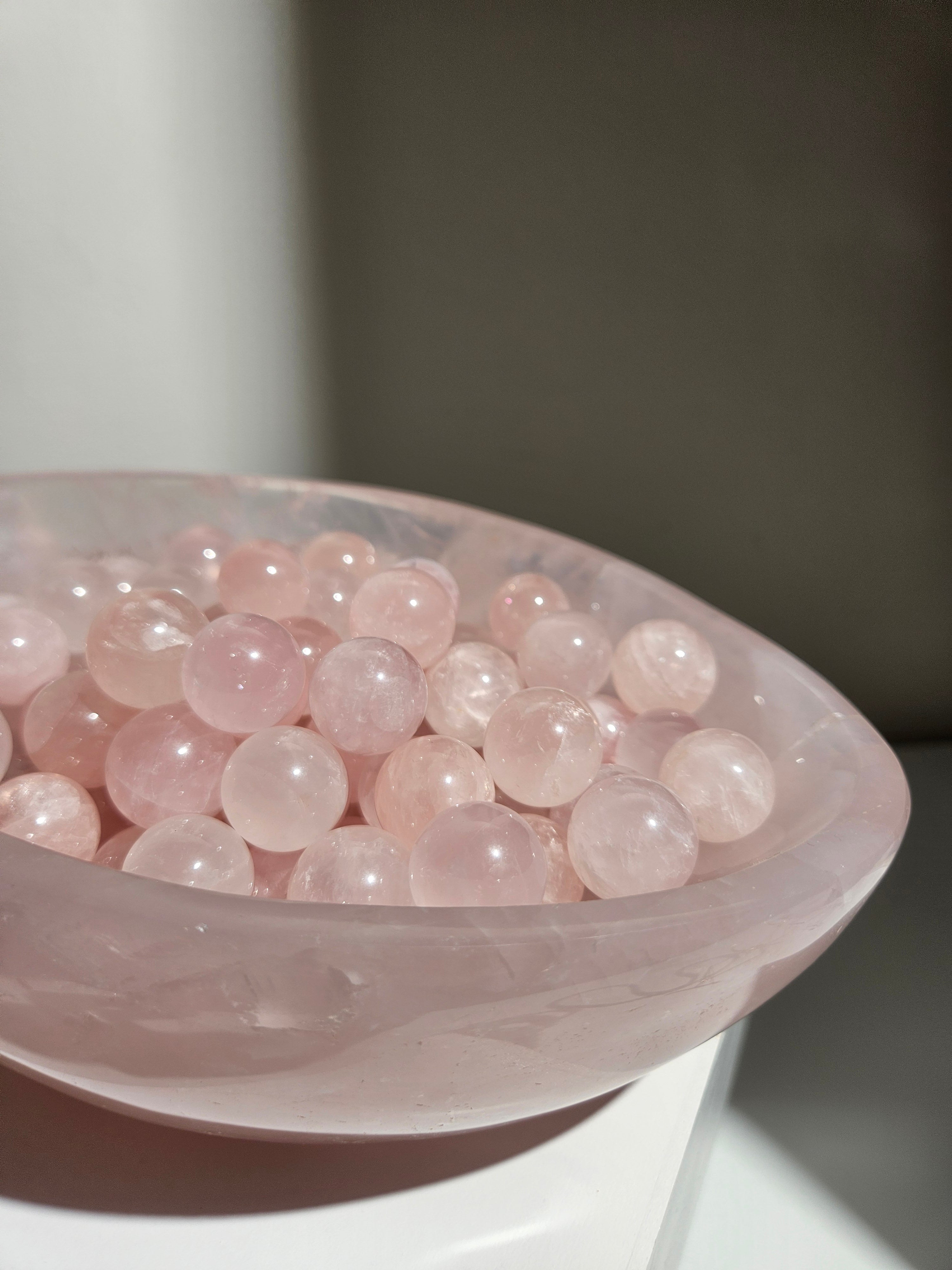 Rose Quartz Mini Spheres