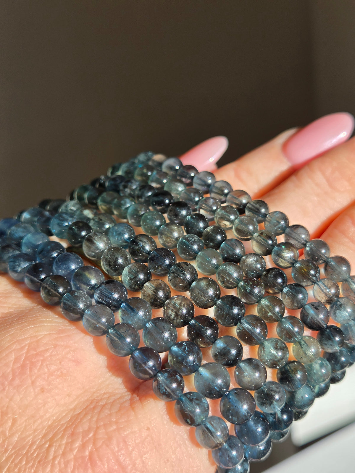 Devils blue Aquamarine Bracelet | 5.5mm & 6mm