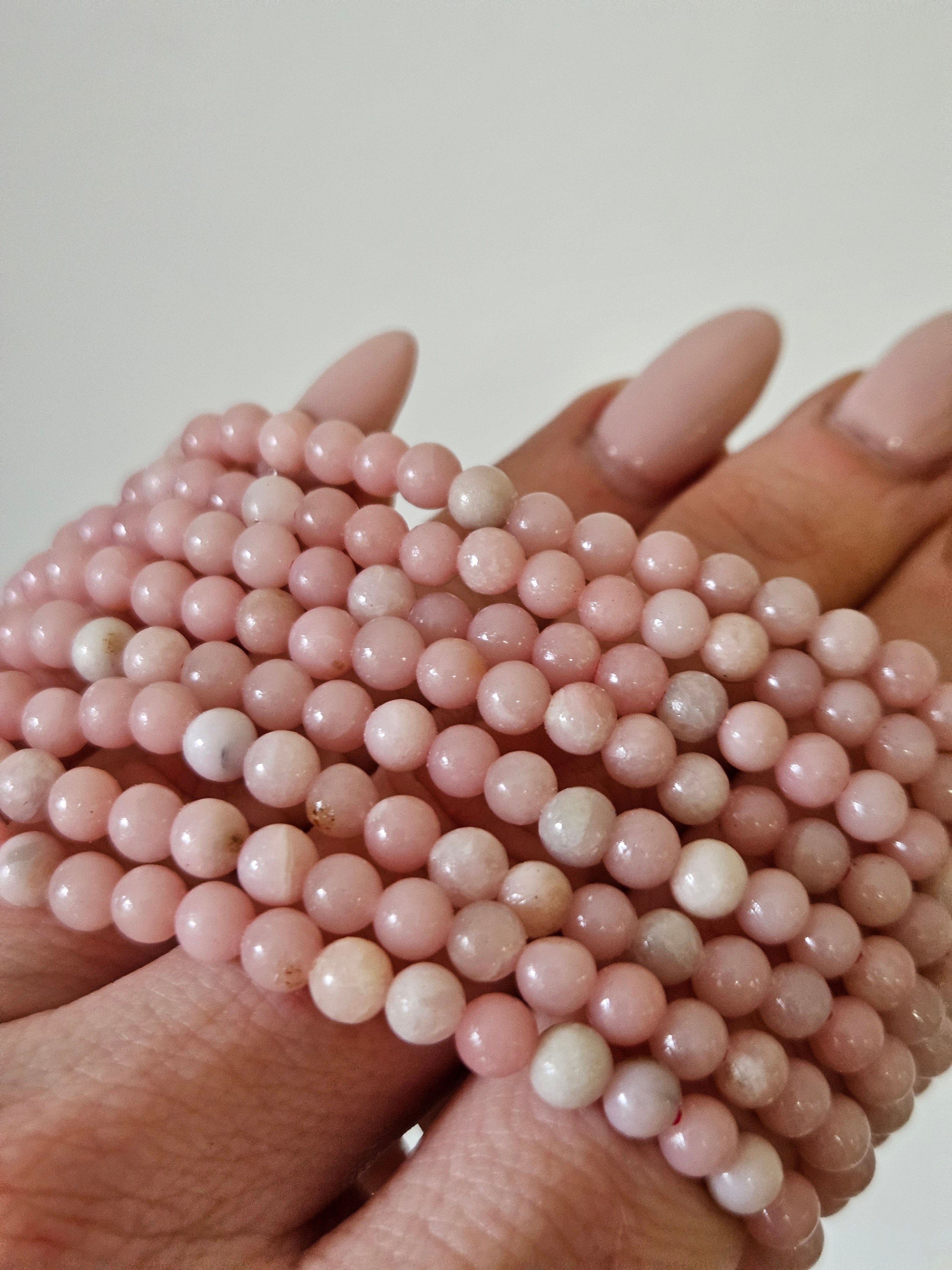 Pink Opal Bracelet | 4mm