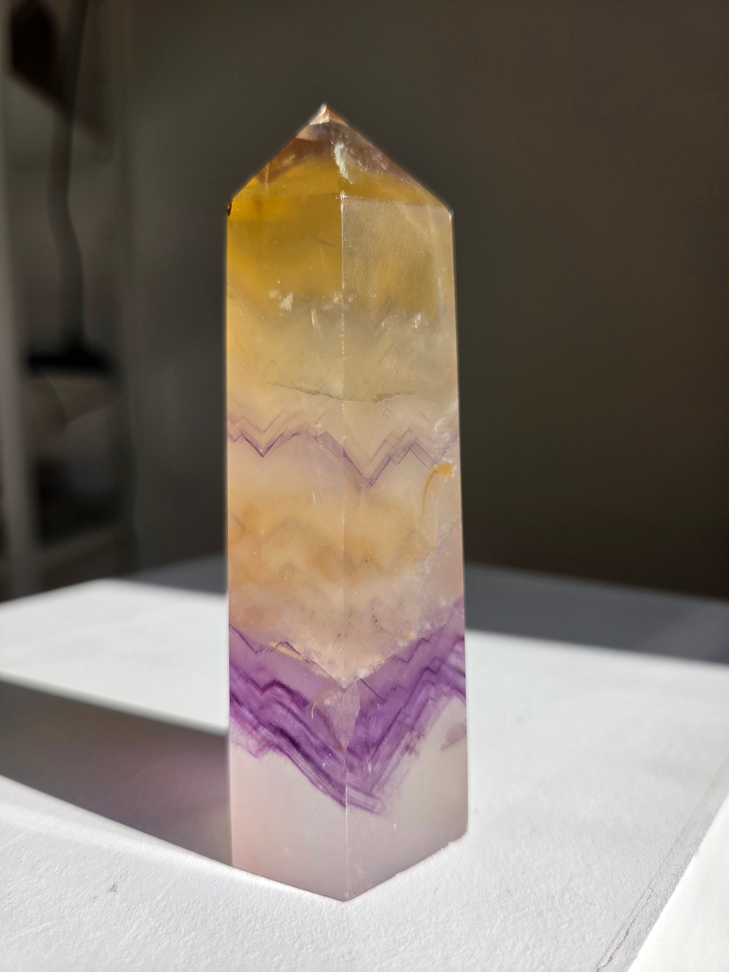 Yellow Fluorite Tower 004
