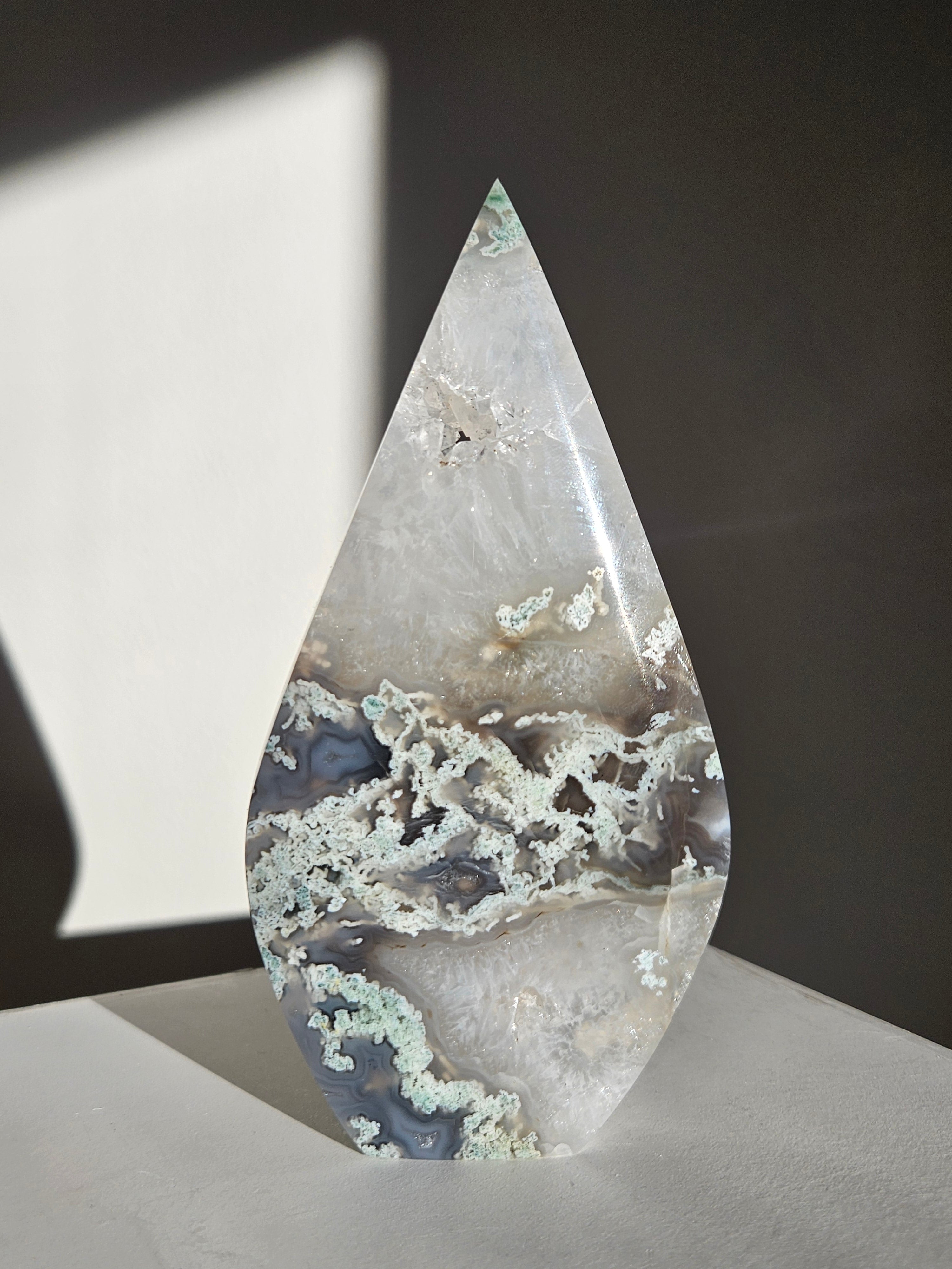 Moss Agate Flame 002