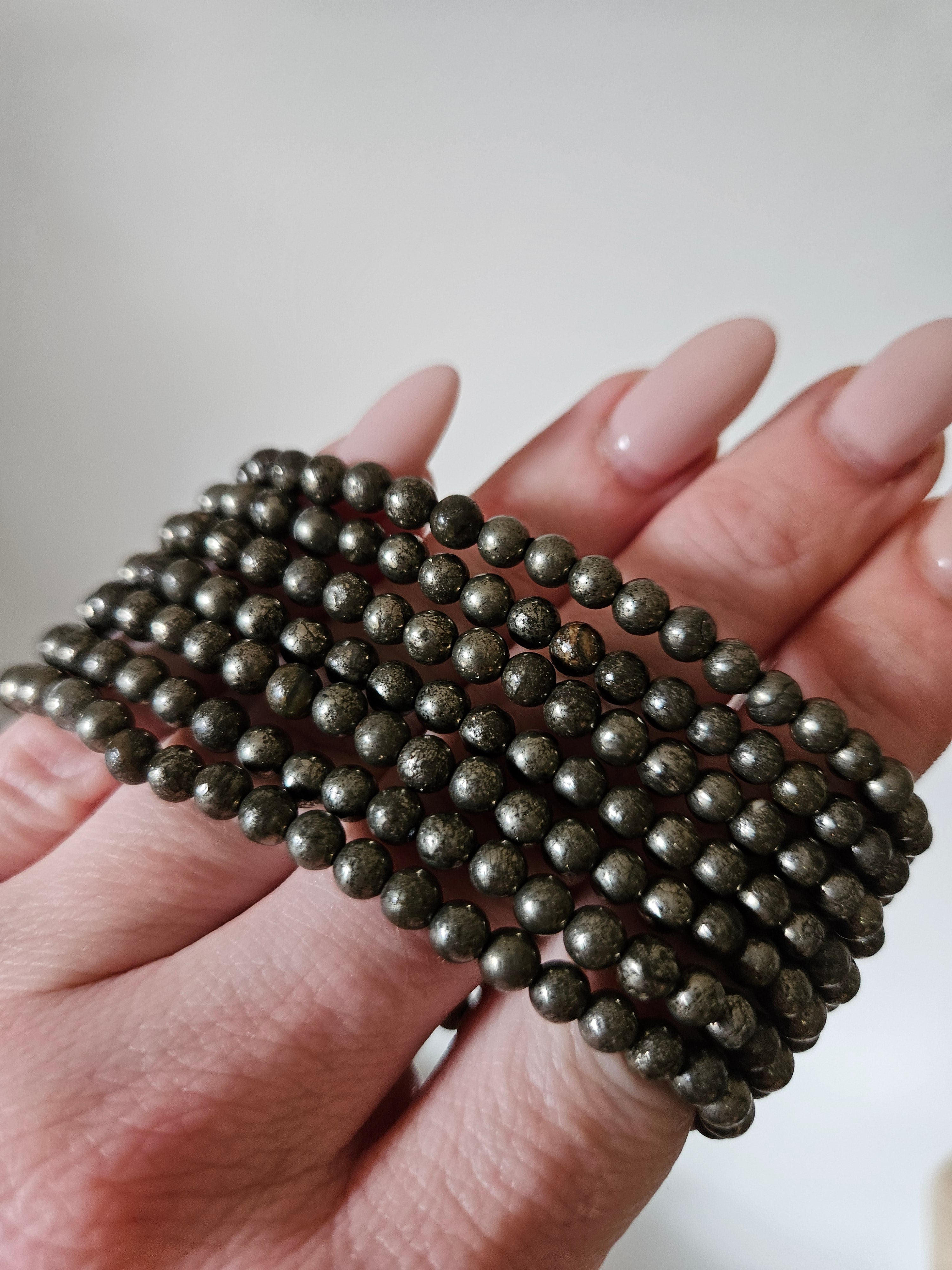 Pyrite Bracelet | 4mm