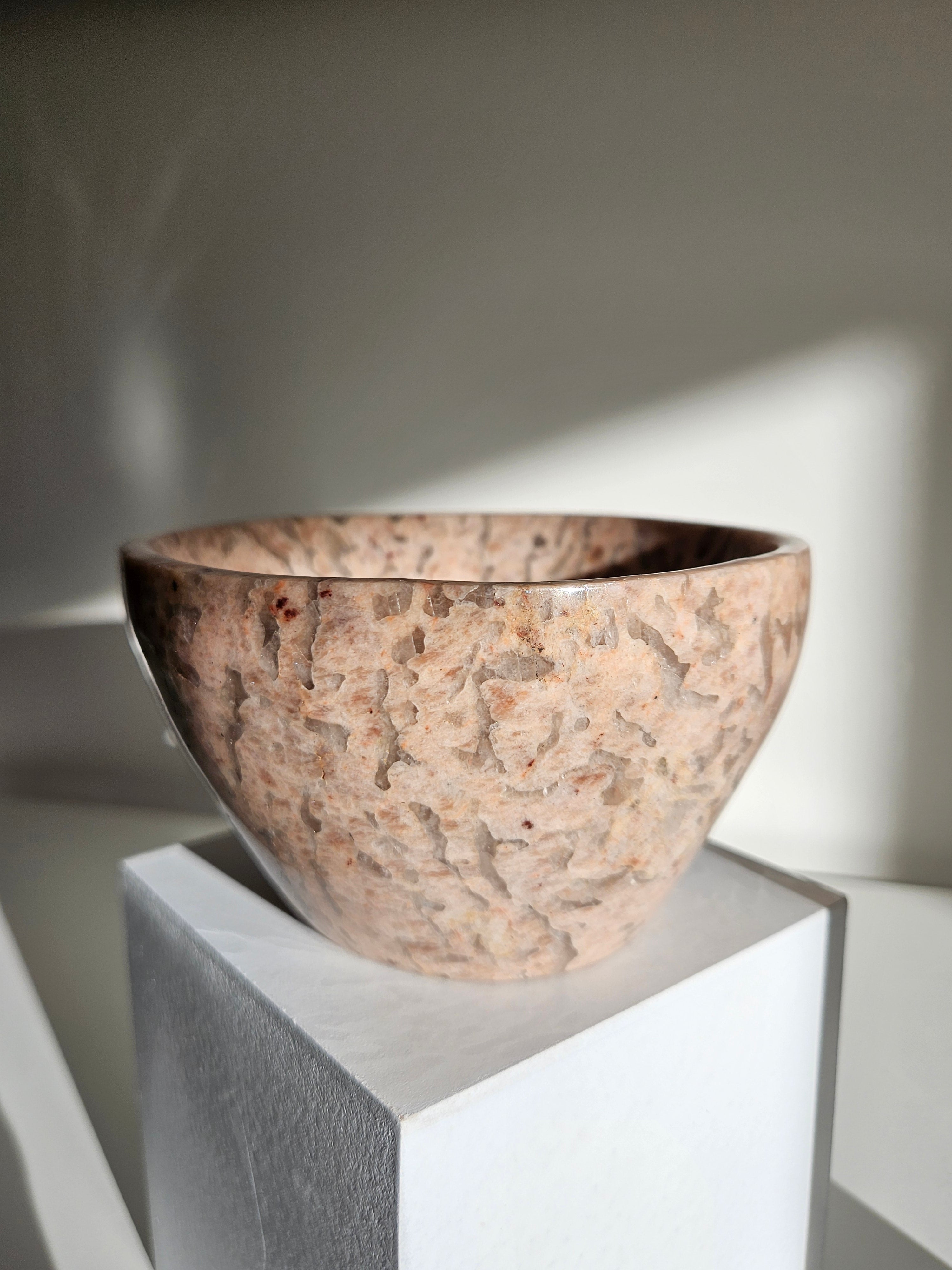 Peach Moonstone x Smoky Quartz Bowl 004