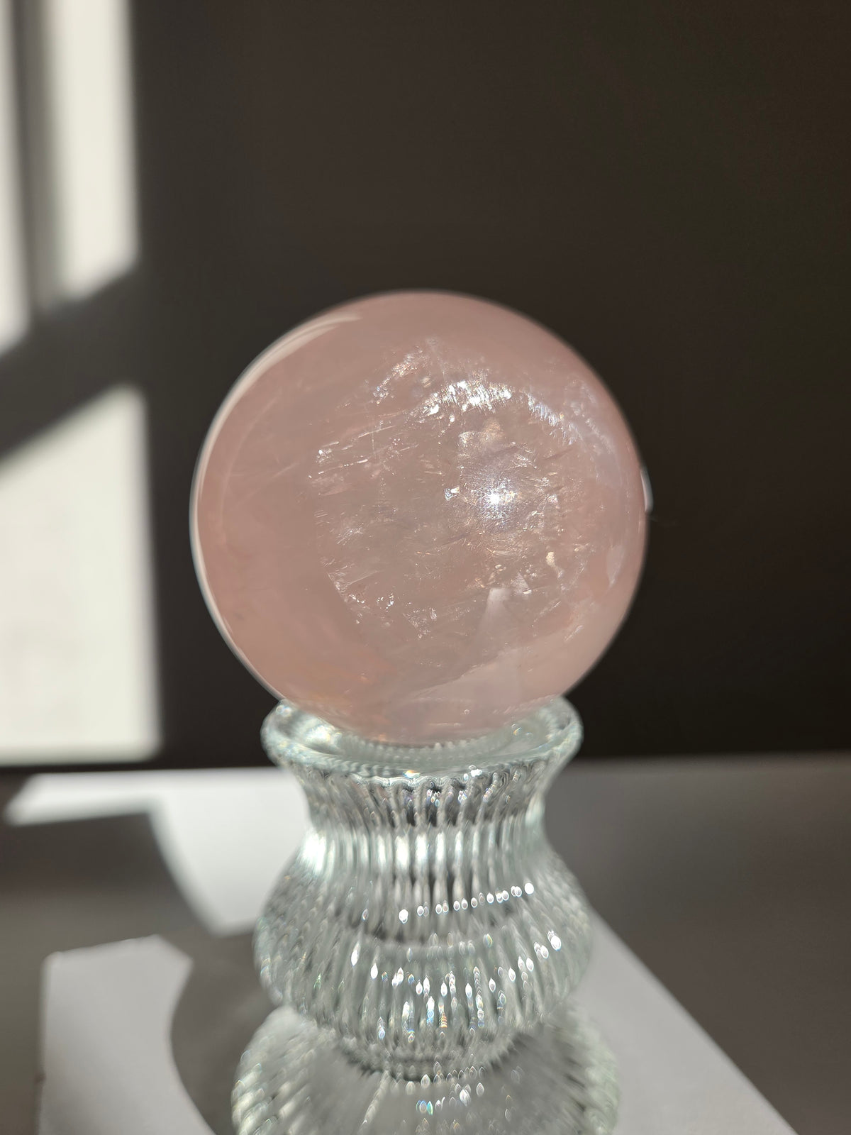 Rose Quartz Sphere 026
