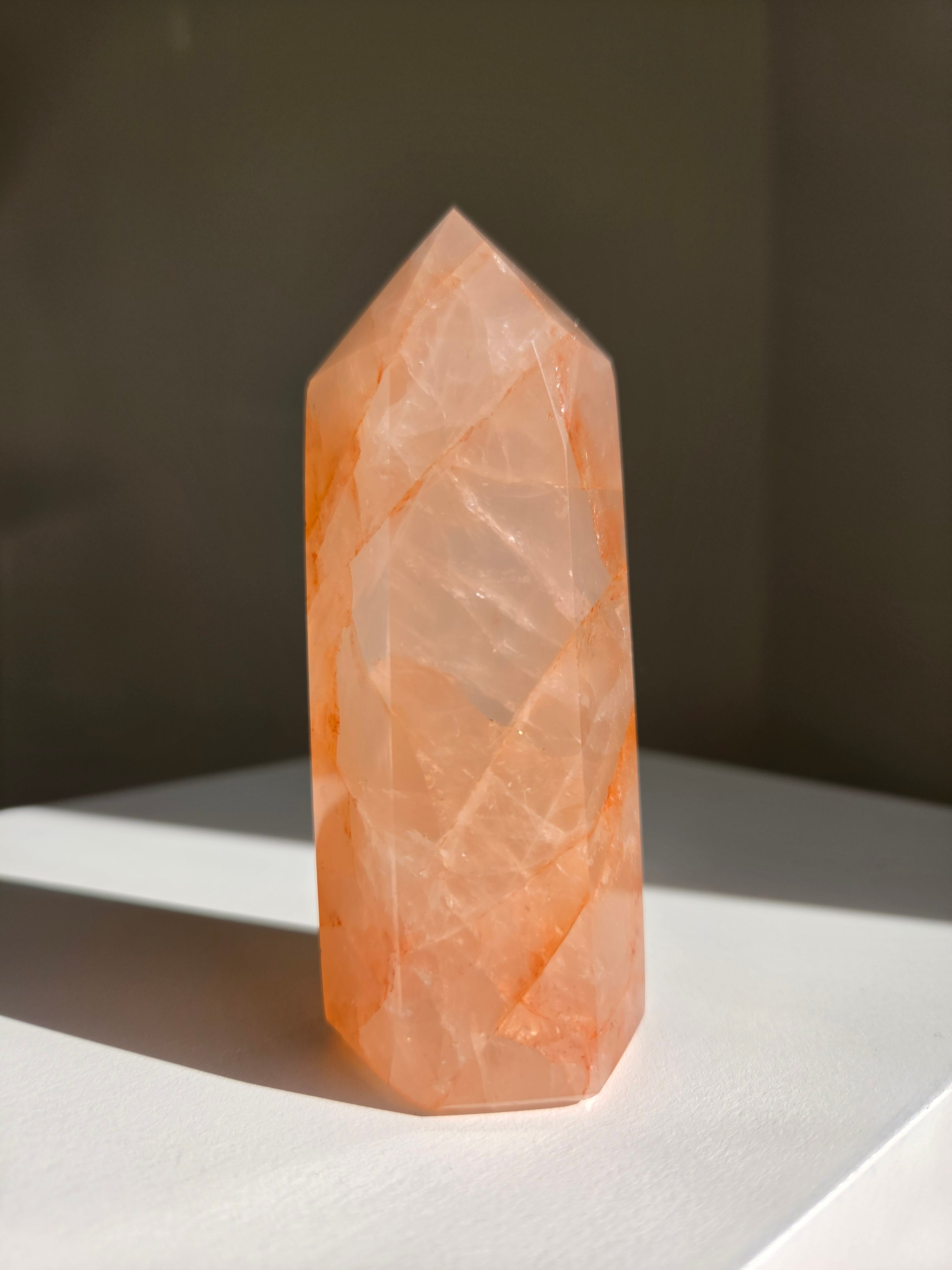 Hematoid Quartz Tower 001
