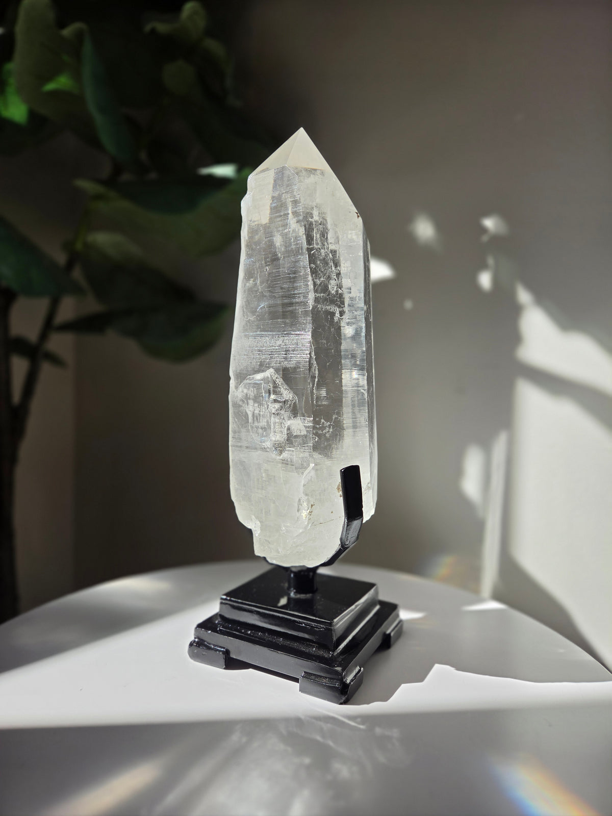 Semipolished Lemurian Quartz Statement