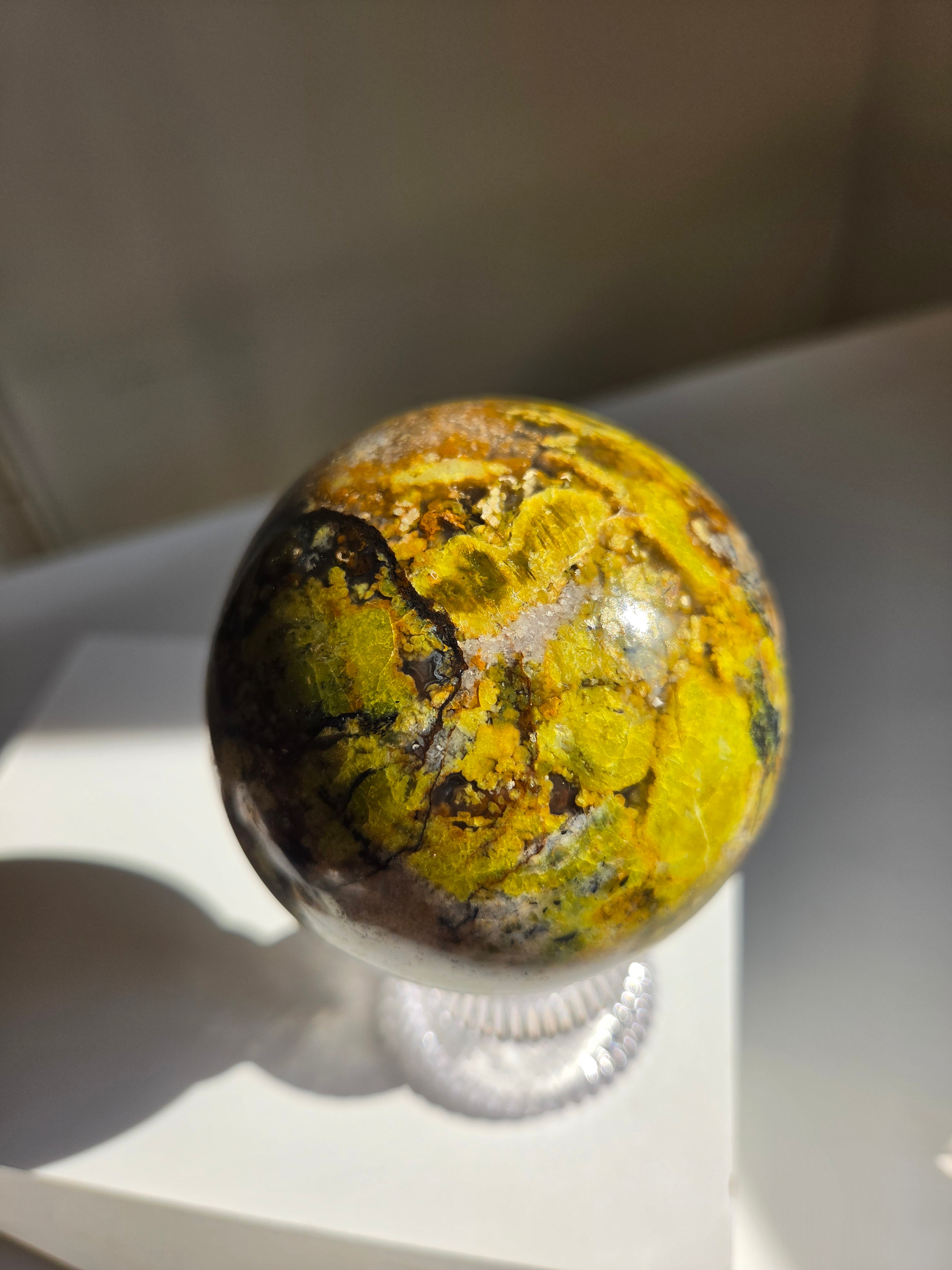 Green Opal Sphere 002