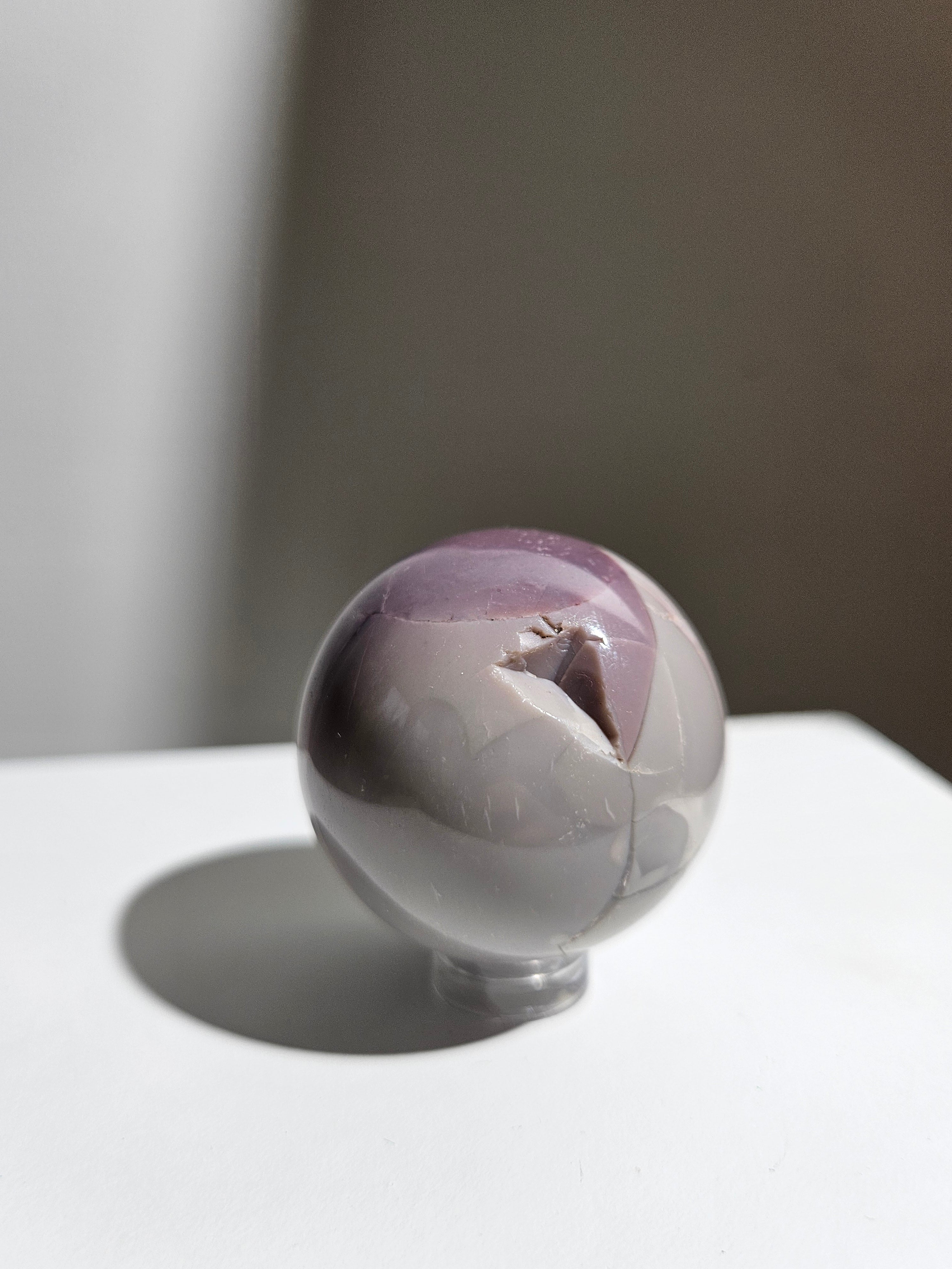 Hyacinth jasper sphere 006