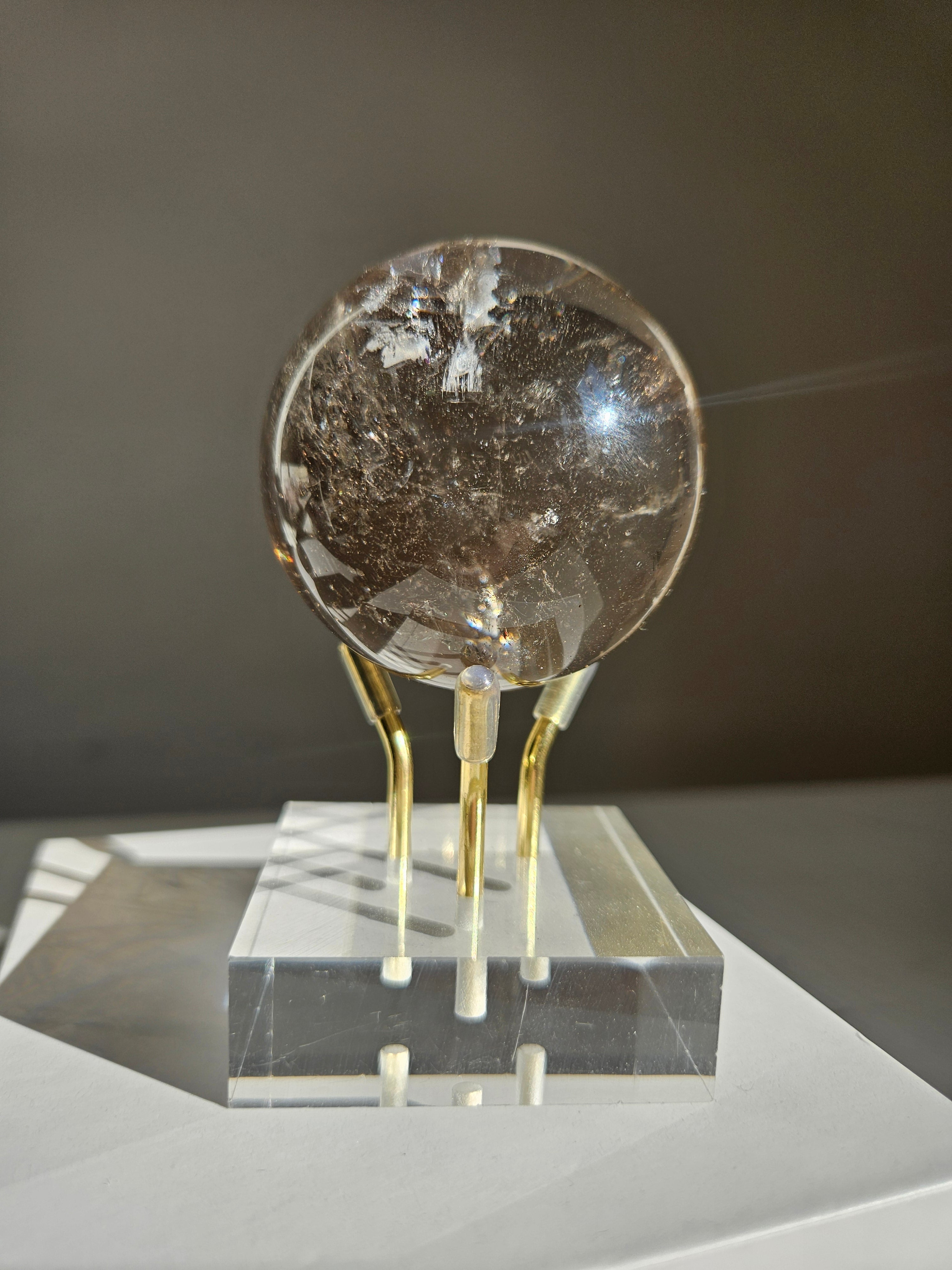 Smoky Quartz Sphere 009