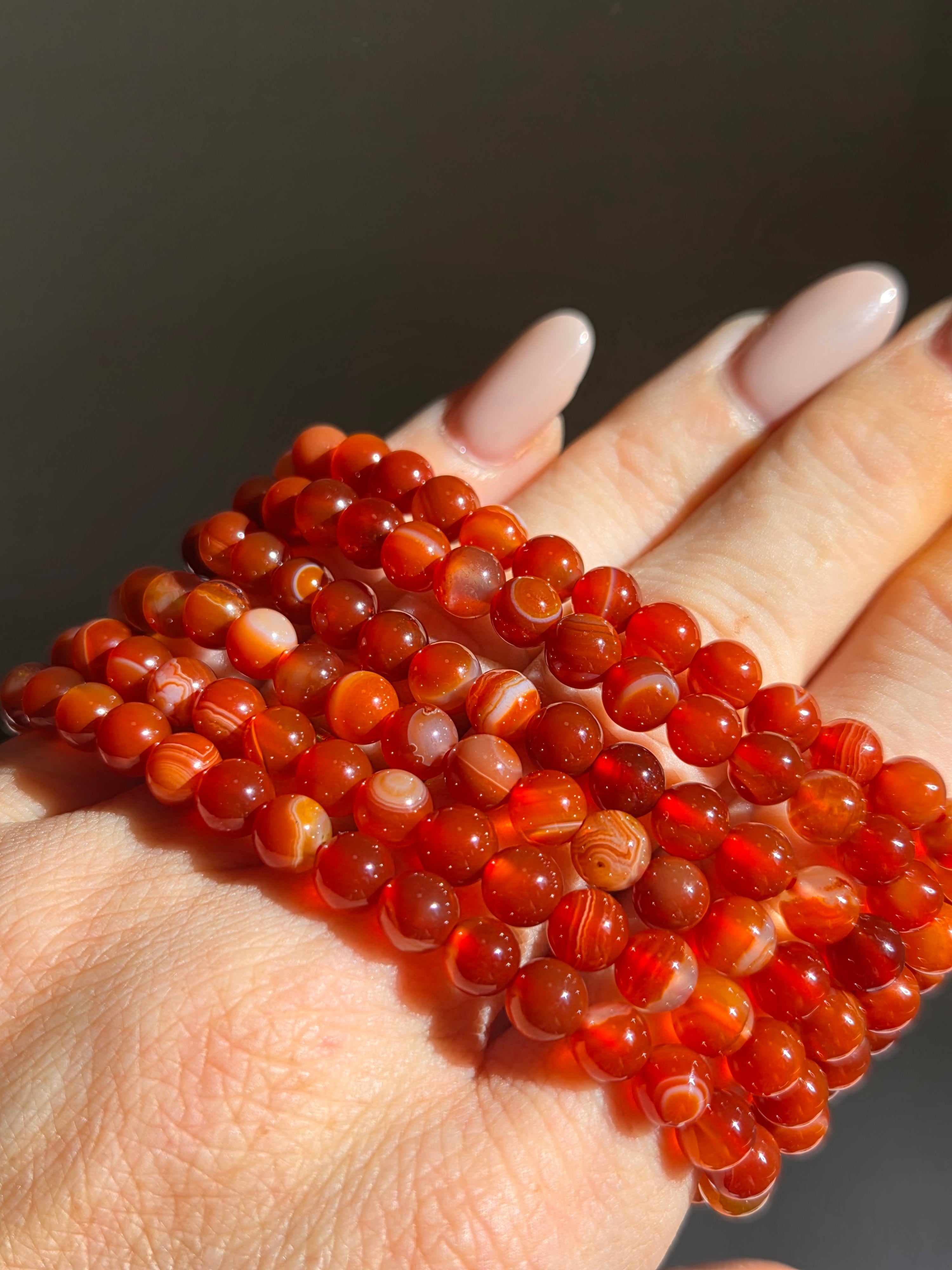 Carnelian Bracelet | 6mm