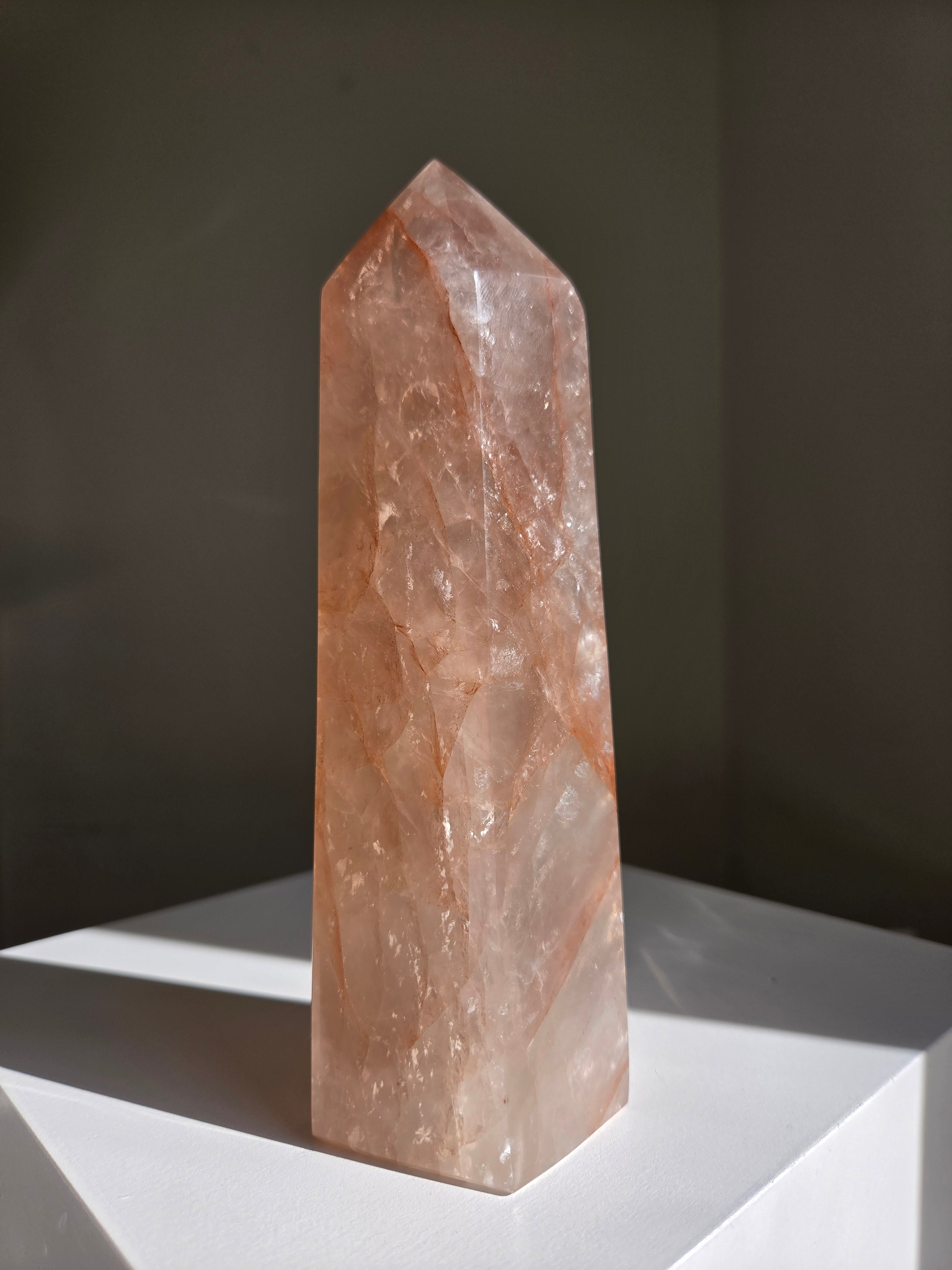 Hematoid Quartz Tower 004